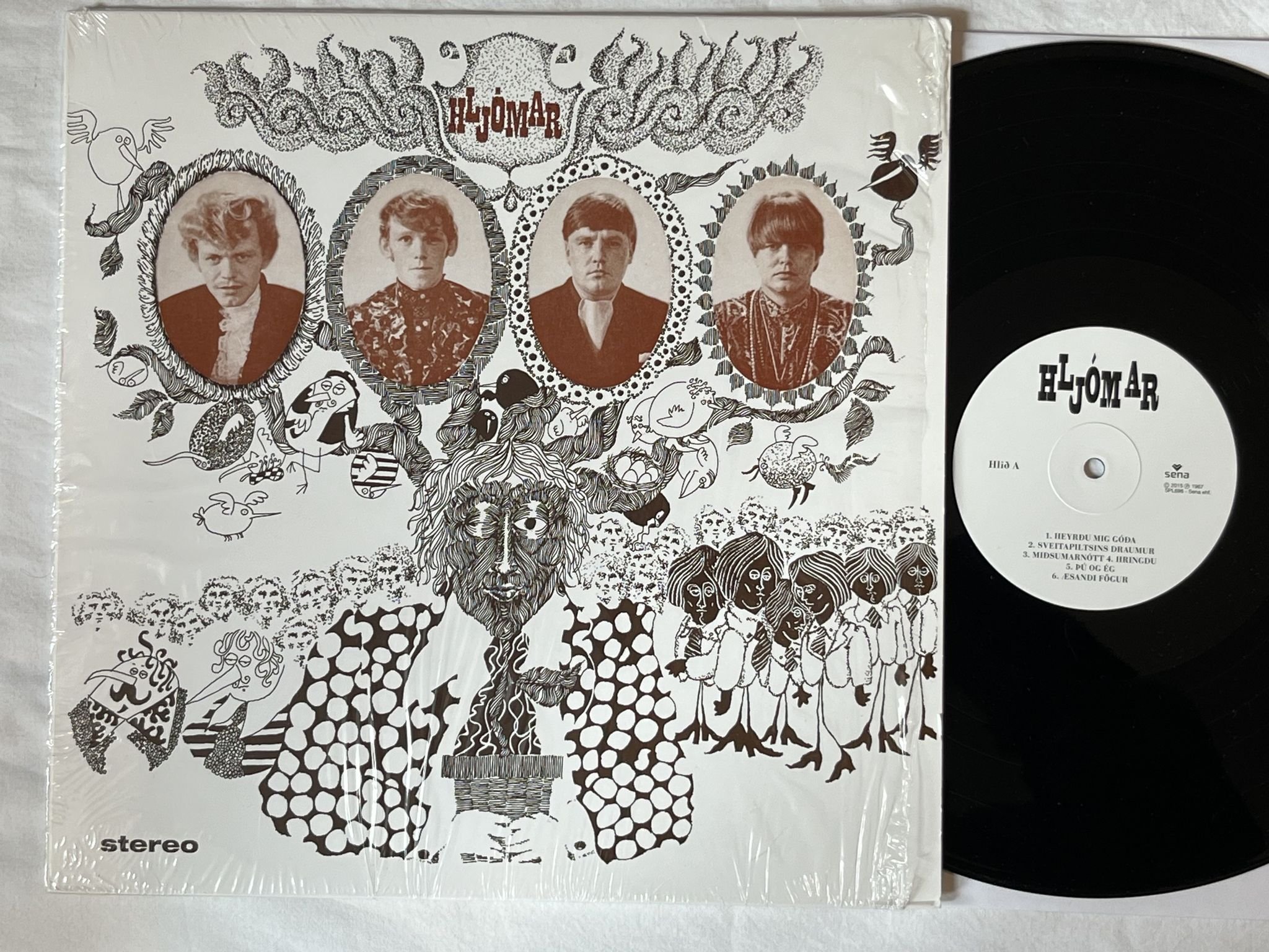 Omslagsbild för skivan HLJÓMAR s/t LP 2015 ICELAND re SENA SLP696