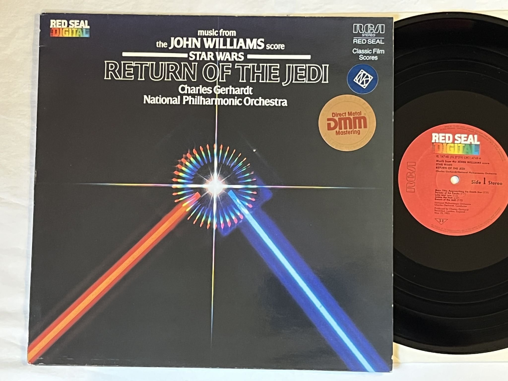 Omslagsbild för skivan JOHN WILLIAMS Return of the Jedi LP -83 RCA RL 14748