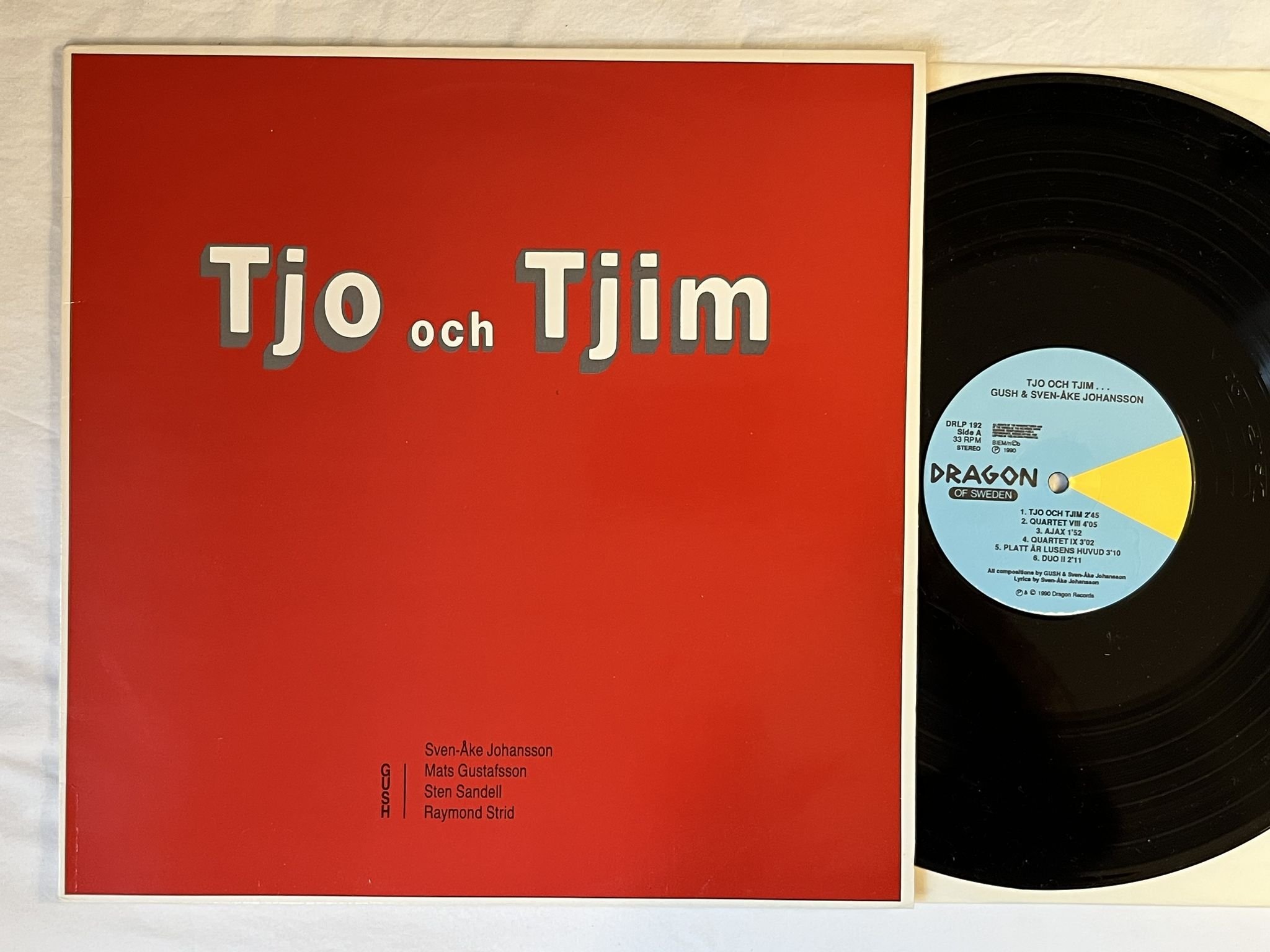 Omslagsbild för skivan GUSH Tjo Och Tjim LP -90 DRAGON DRLP 192