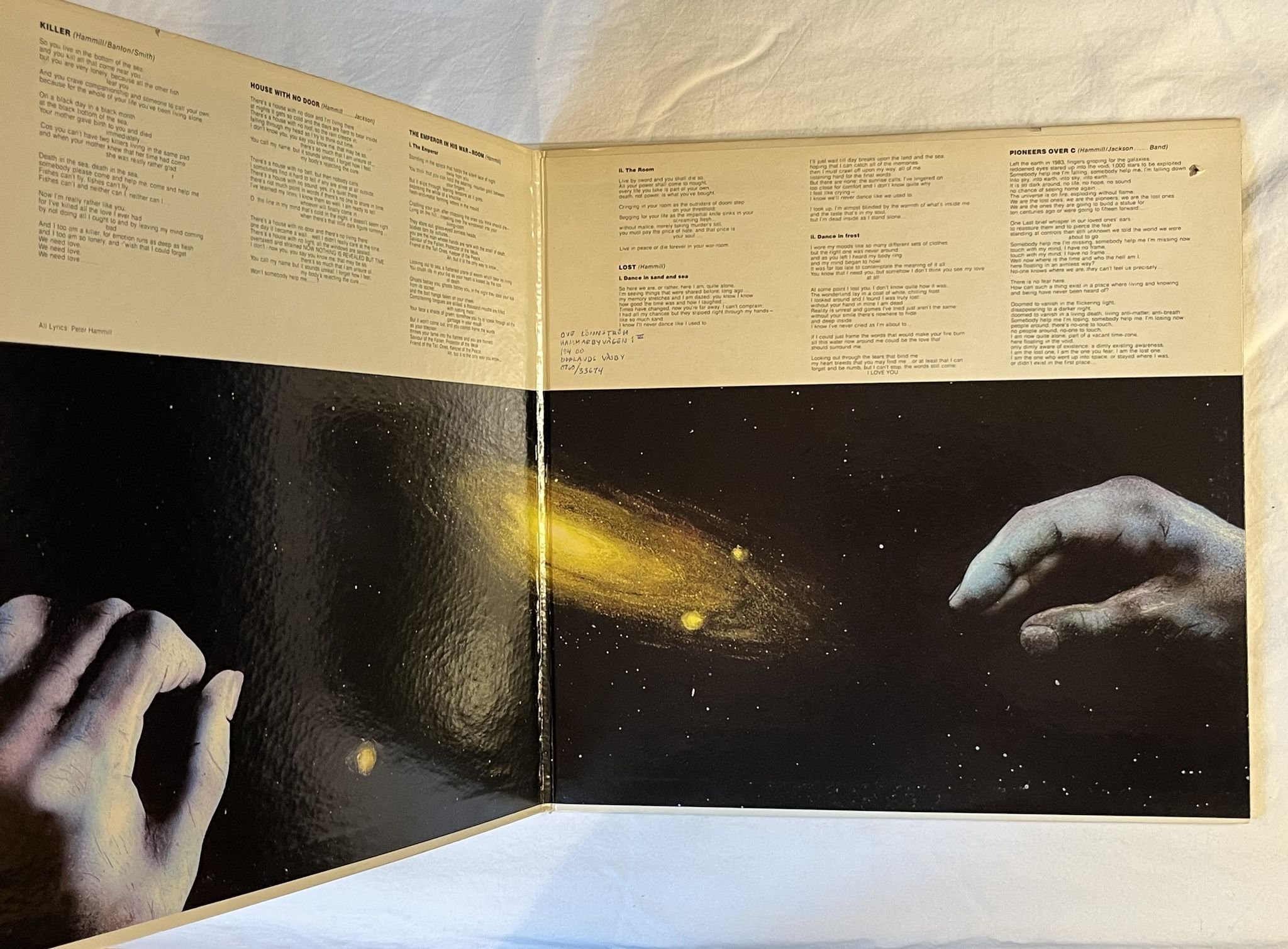 Omslagsbild för skivan VAN DER GRAAF GENERATOR "h to he who am the only one" LP -70 US ABC DS 50097