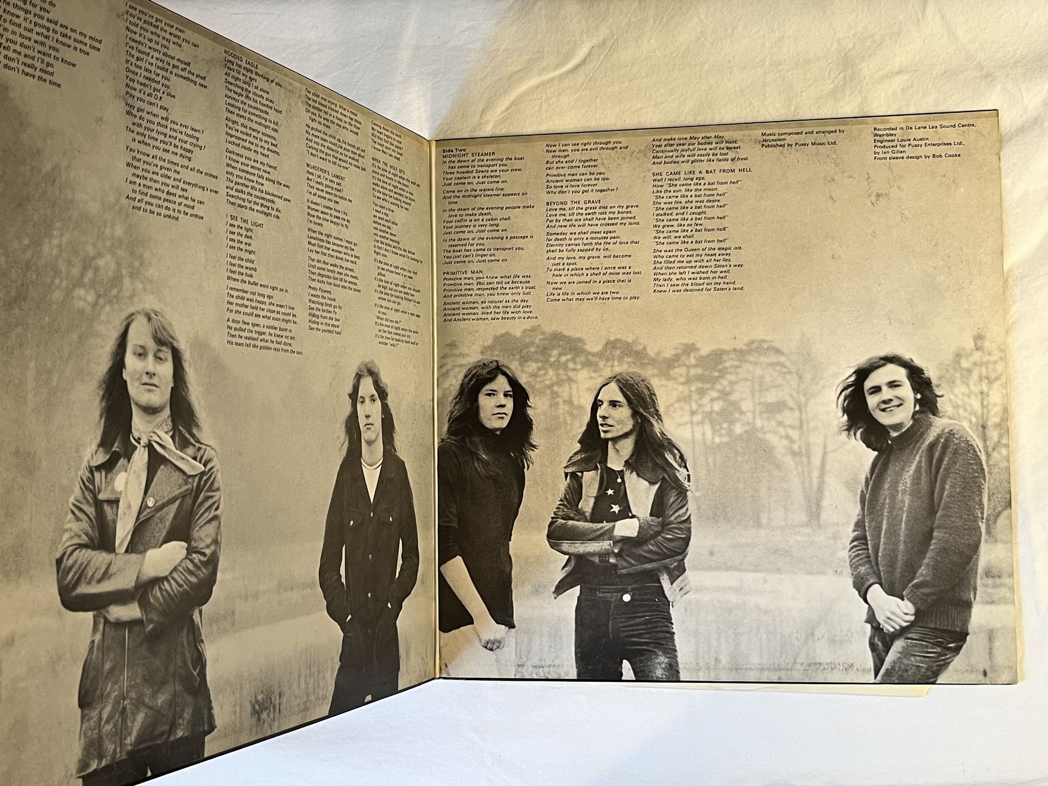 Omslagsbild för skivan JERUSALEM s/t LP -72 Ger DERAM SDL 6