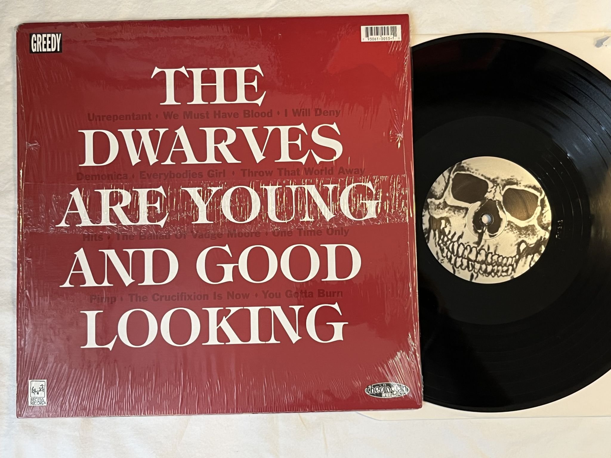 Omslagsbild för skivan THE DWARVES Are Young And Good Looking LP -97 US GREEDY - *** PUNK ROCK ***