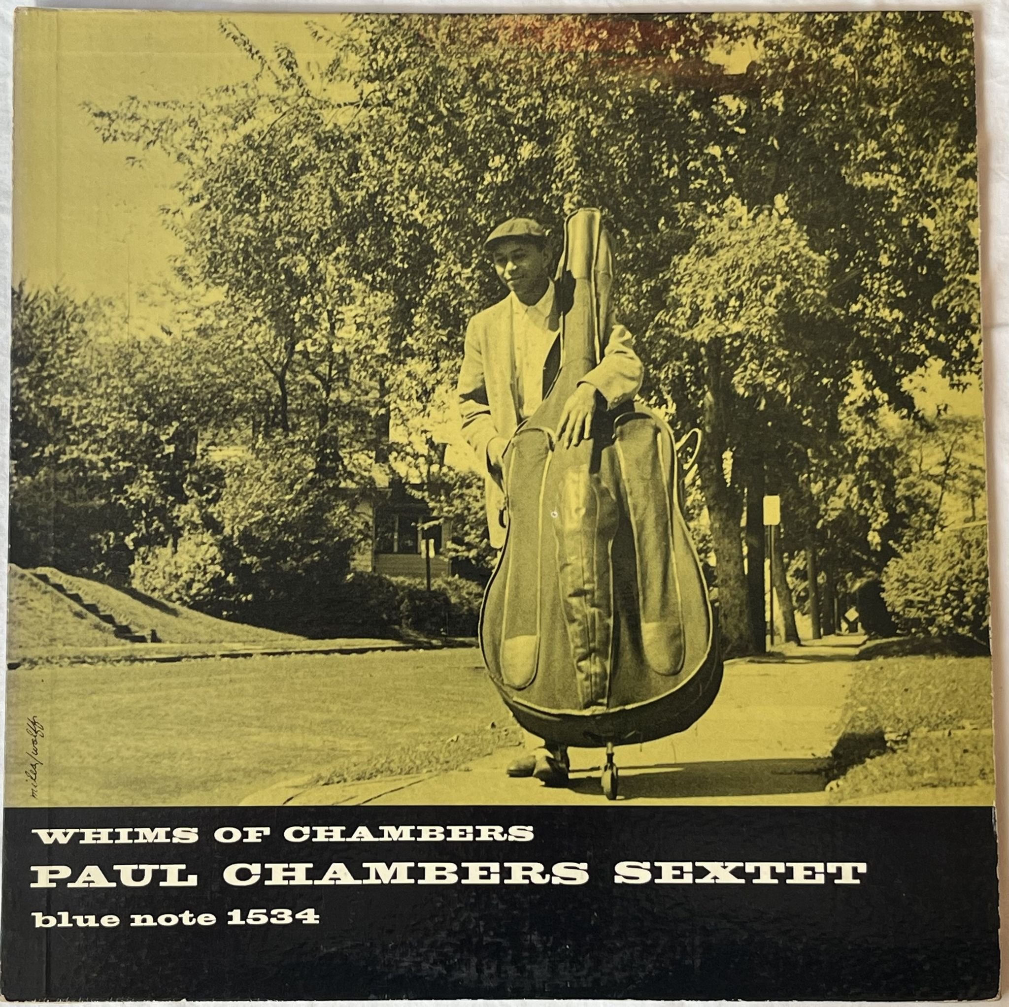 Omslagsbild för skivan PAUL CHAMBERS Whims Of Chambers LP -57 US BLUE NOTE BLP 1534 *** PRESTINE ***