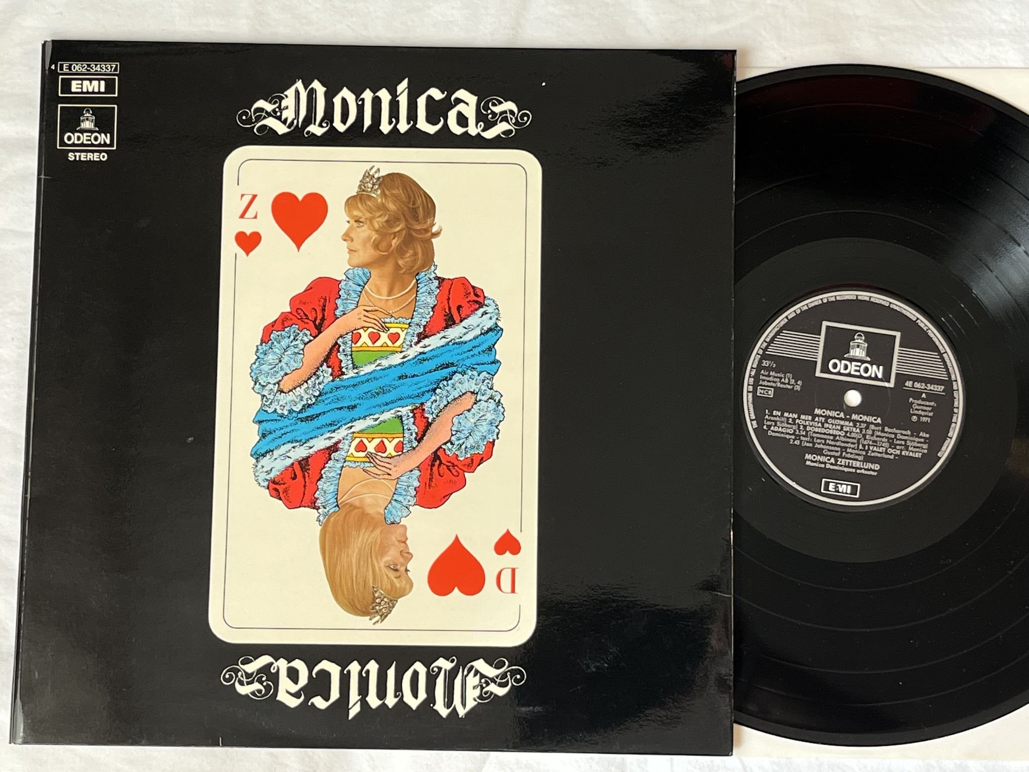 Omslagsbild för skivan MONICA ZETTERLUND / MONICA DOMINIQUE Monica Monica LP -71 Odeon *** CLASSIC ***