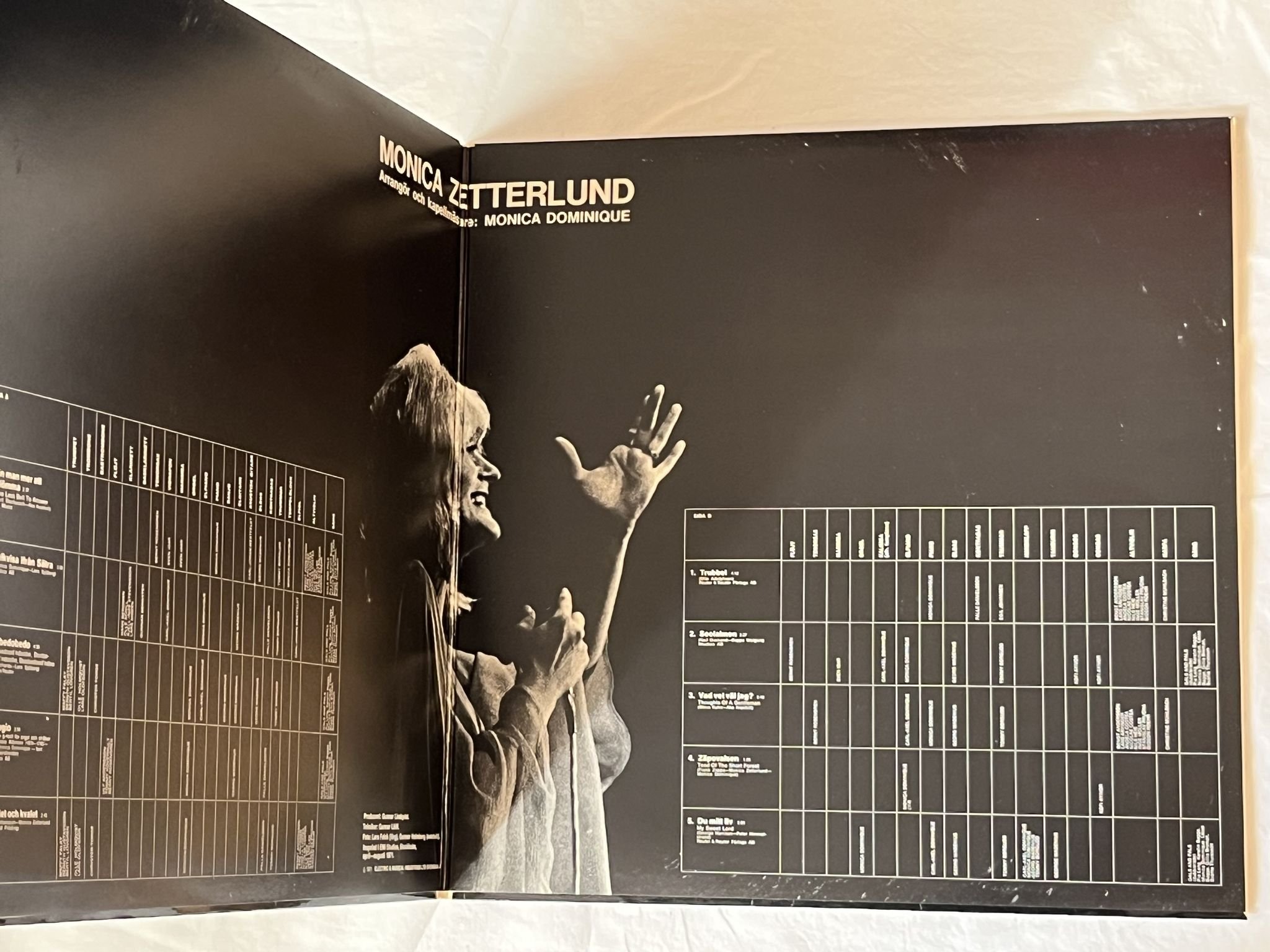 Omslagsbild för skivan MONICA ZETTERLUND / MONICA DOMINIQUE Monica Monica LP -71 Odeon *** CLASSIC ***