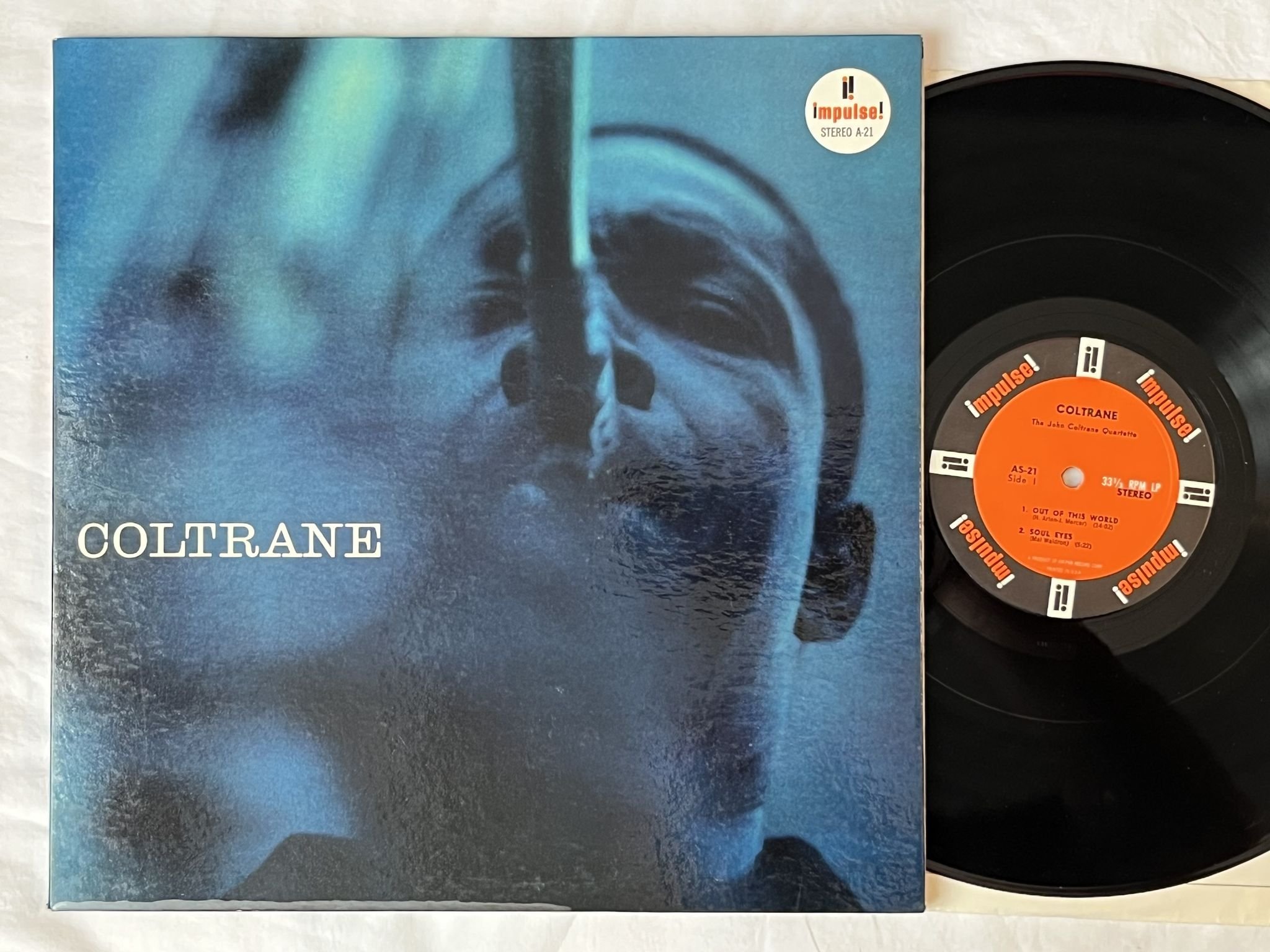 Omslagsbild för skivan JOHN COLTRANE QUARTETTE Coltrane LP -62 US IMPULSE AS-21 *** CLASSIC ***
