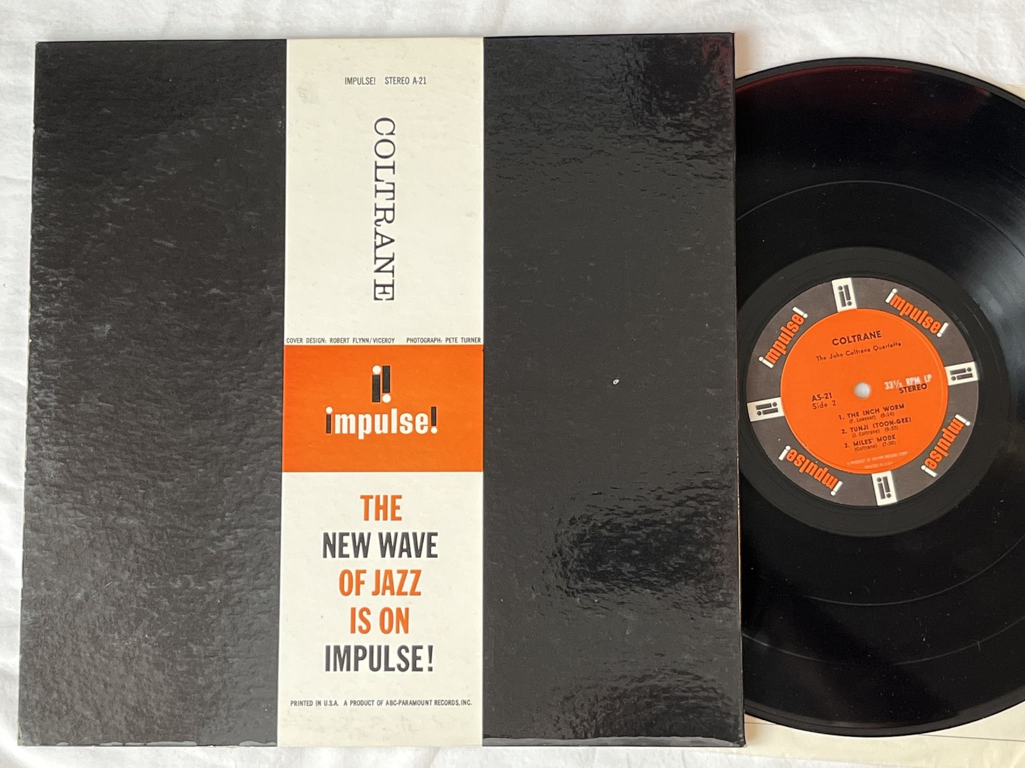 Omslagsbild för skivan JOHN COLTRANE QUARTETTE Coltrane LP -62 US IMPULSE AS-21 *** CLASSIC ***