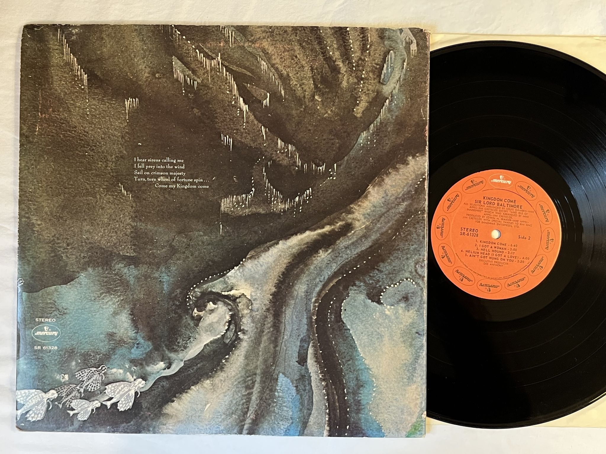 Omslagsbild för skivan SIR LORD BALTIMORE kingdom come LP -70 US MERCURY SR-61328