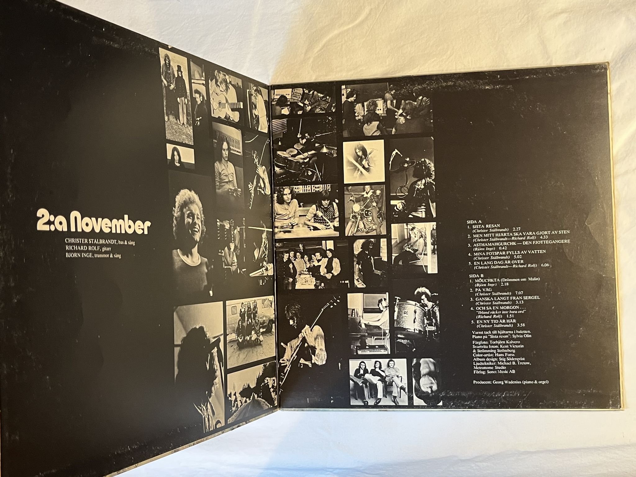 Omslagsbild för skivan NOVEMBER 2:a november LP -71 Swe SONET SLP 2520