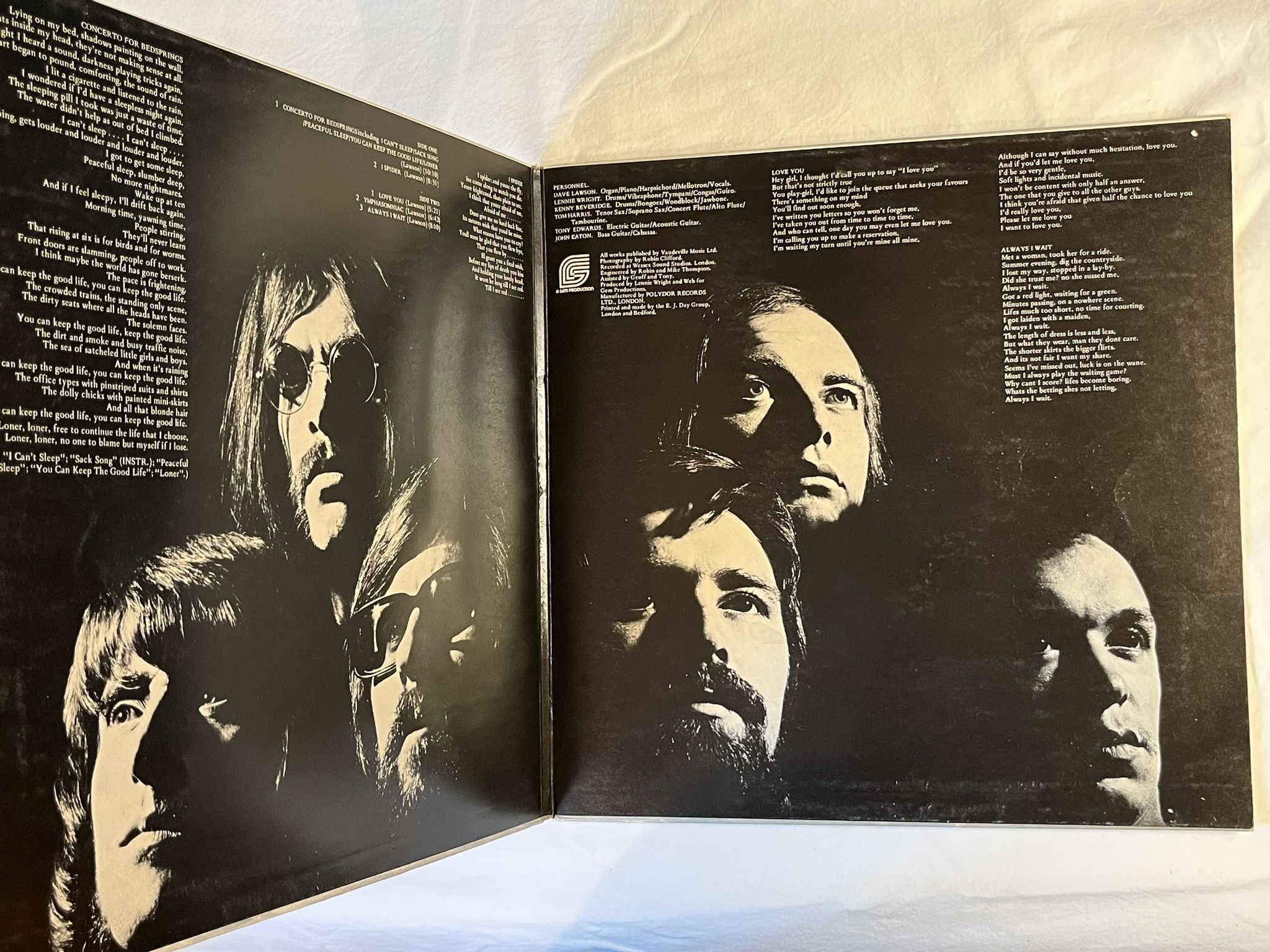 Omslagsbild för skivan WEB i Spider LP -70 UK POLYDOR 2383 024 *** RARE PROG ***