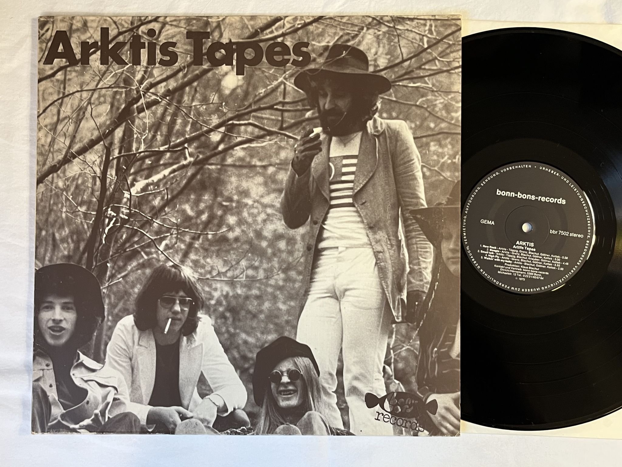 Omslagsbild för skivan ARKTIS Arktis tapes LP -75 Ger BONN-BONS BBR 7502 *** RARE HARD PROG ***