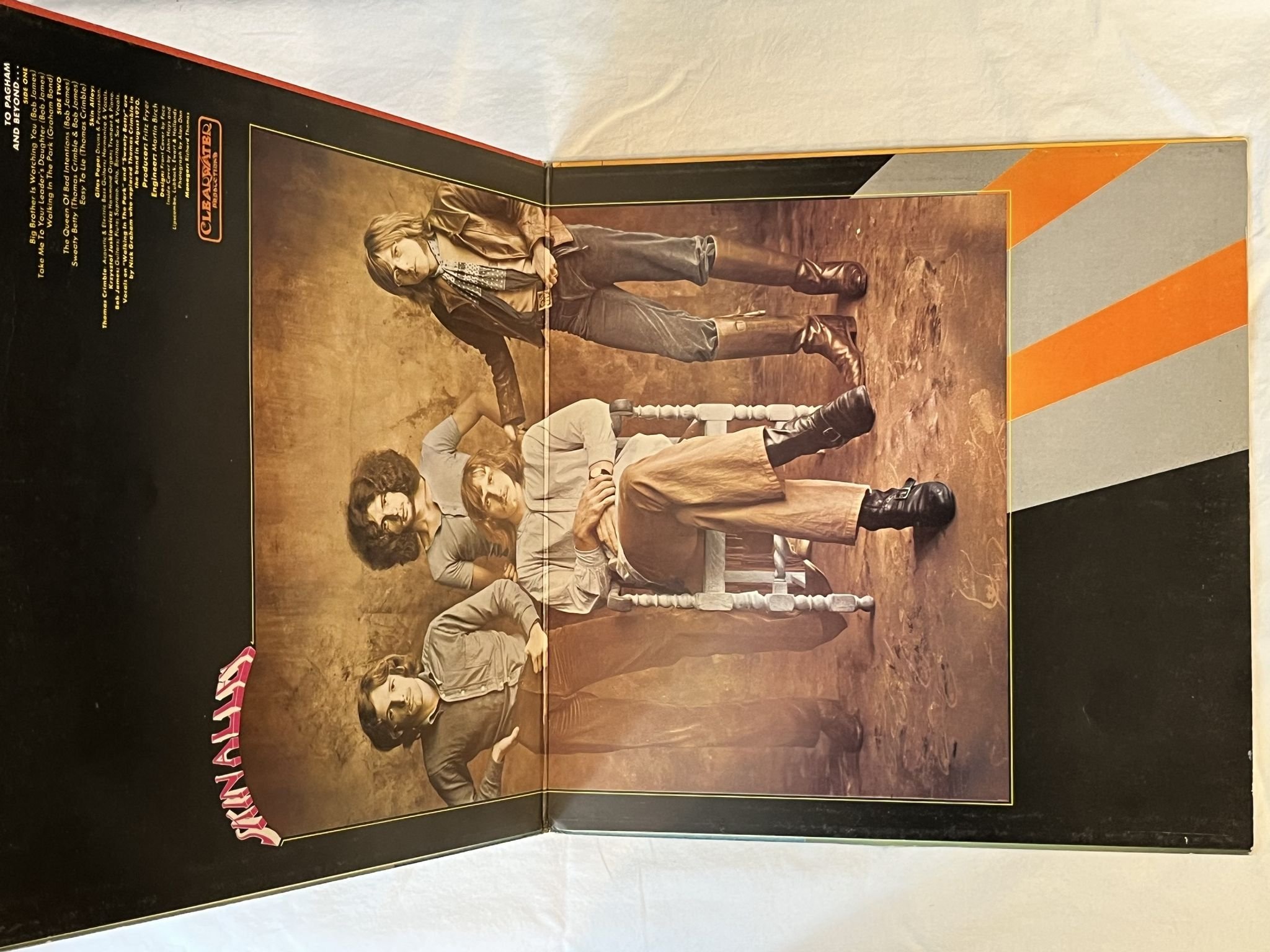 Omslagsbild för skivan SKIN ALLEY To Pagham And Beyond LP -70 UK CBS S 64140 ** PSYCH / PROG **