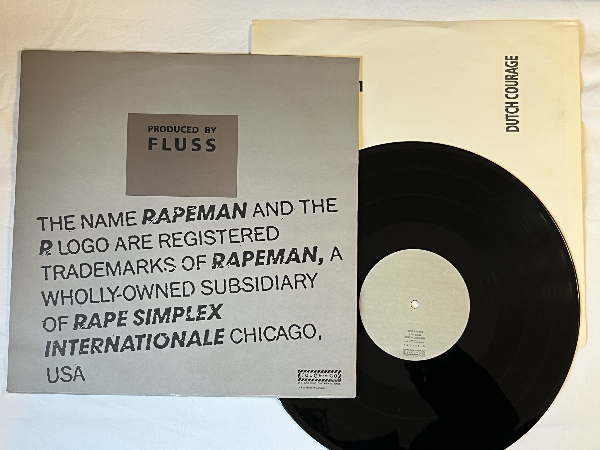 Omslagsbild för skivan RAPEMAN budd 12"ep -88 US TOUCH AND GO T&G#34 *** NOISE ROCK ***