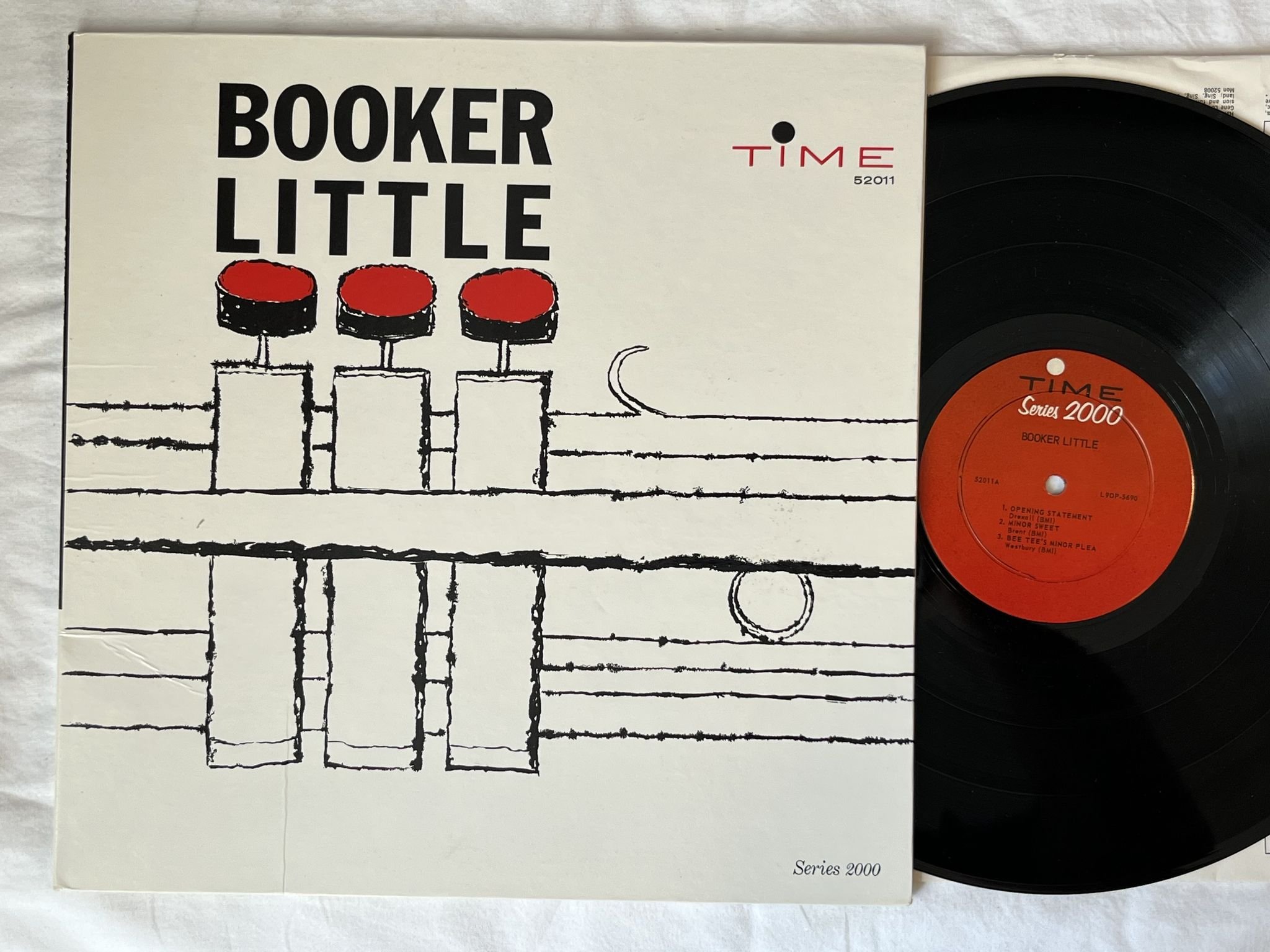Omslagsbild för skivan BOOKER LITTLE s/t LP -60 US TIME RECORDS 52011 *** SCOTT LAFARO ***
