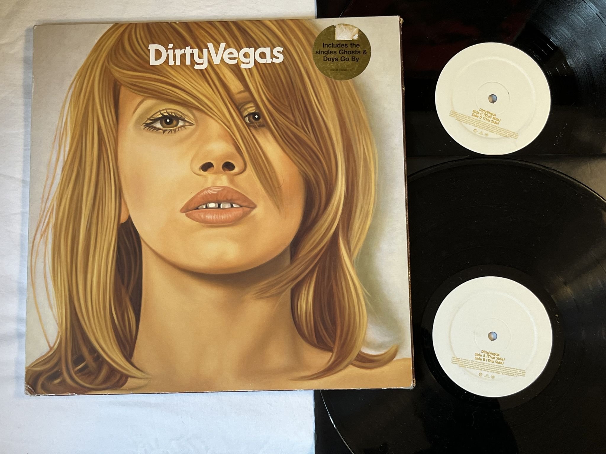 Omslagsbild för skivan DIRTY VEGAS s/t 2xLP 2002 UK PARLOPHONE 7243 5 39985 1 6 ** Deep House **
