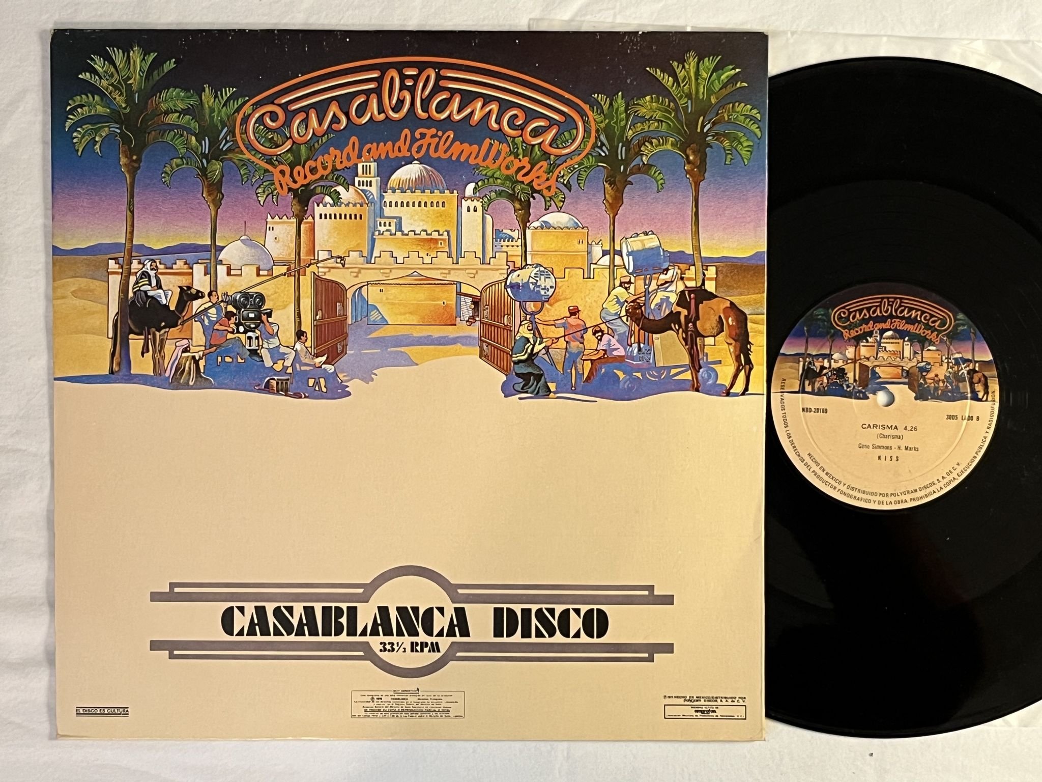 Omslagsbild för skivan KISS naci para amarte 12"Single -79 Mexico CASABLANCA NBD-20169 ** Very Rare **