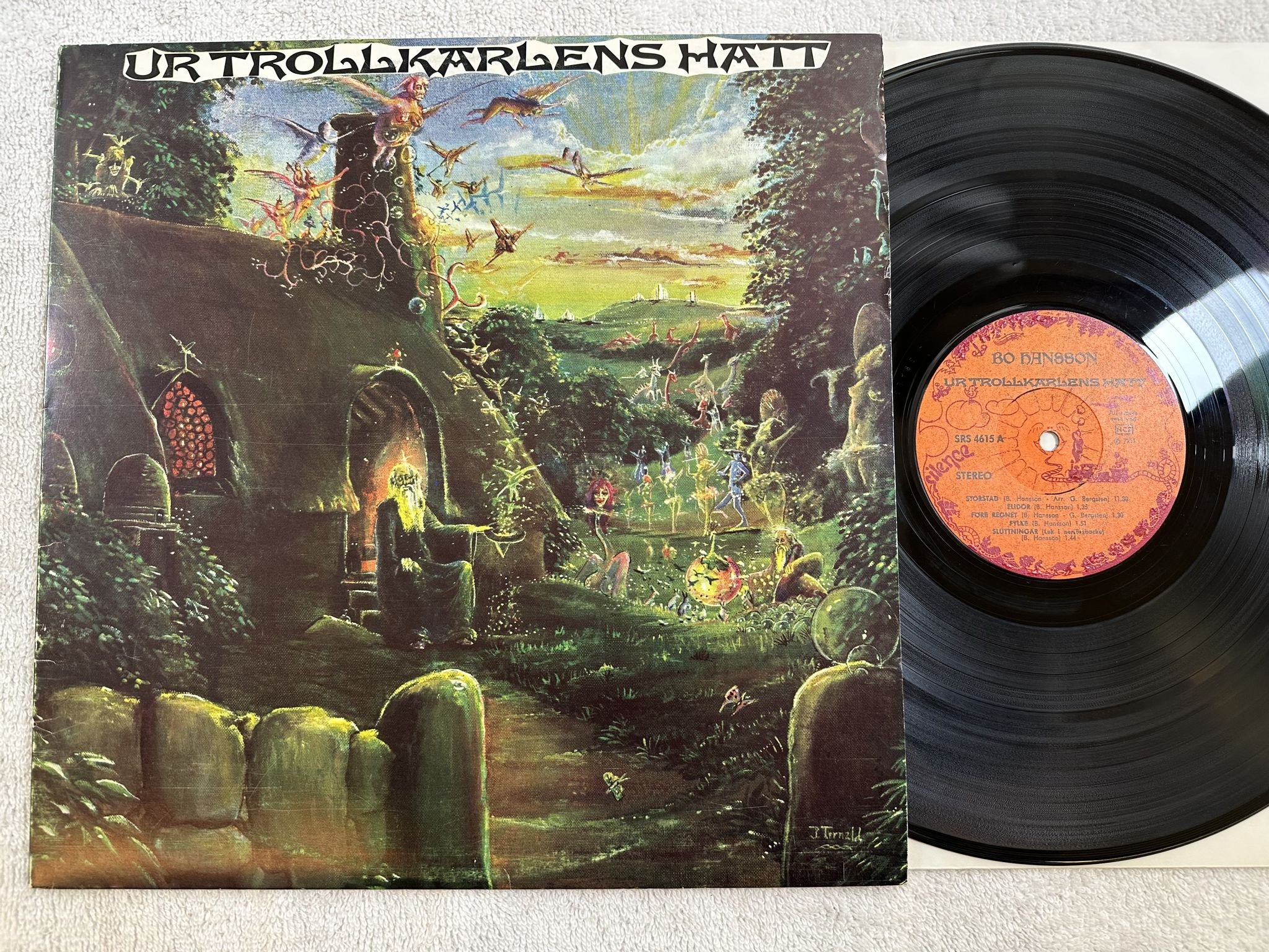 Omslagsbild för skivan BO HANSSON ur trollkarlens hatt LP -72 SILENCE SRS 4615