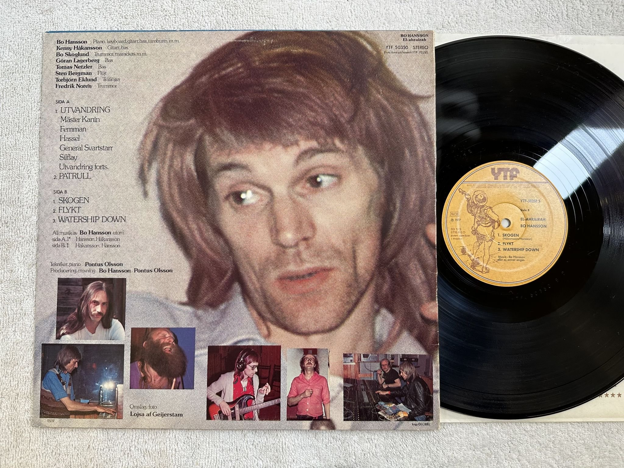 Omslagsbild för skivan BO HANSSON el-ahrairah LP -77 YTF 50350 S