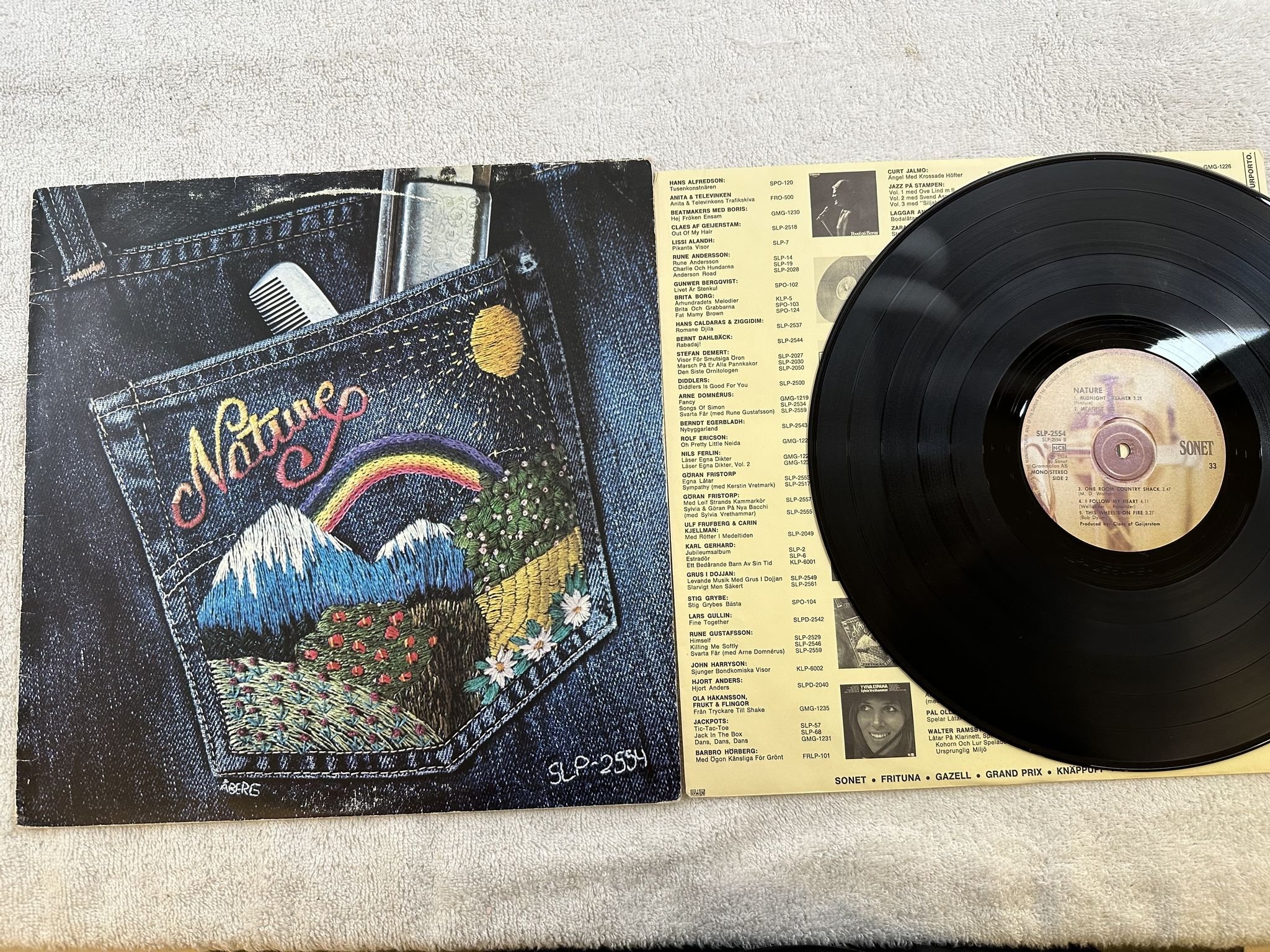 Omslagsbild för skivan NATURE Earthmover LP -74 SONET SLP 2554