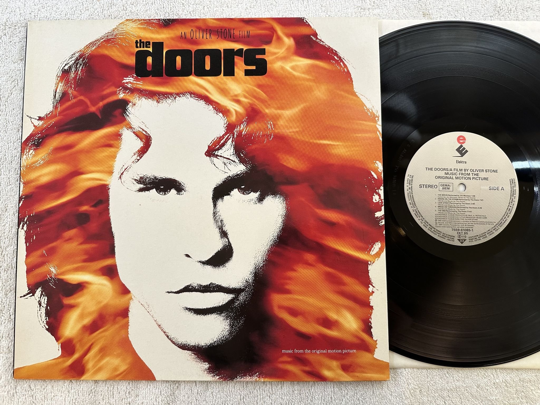Omslagsbild för skivan THE DOORS LP -91 ELEKTRA 7559610851