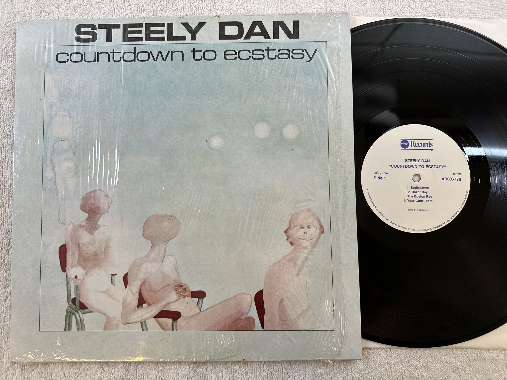 Omslagsbild för skivan STEELY DAN countdown to ecstasy LP Ger/India ABC ABCX-779