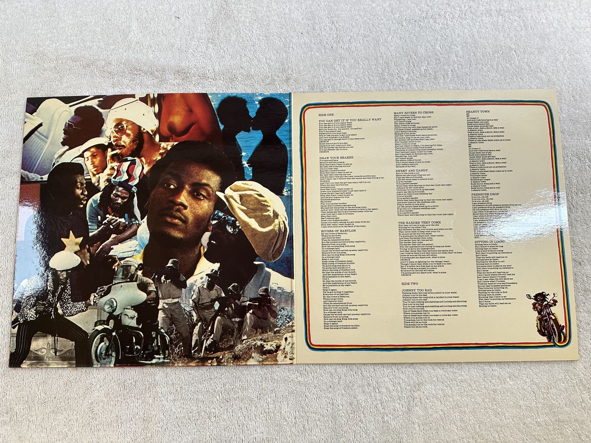 Omslagsbild för skivan V/A the harder they come LP UK ISLAND ILPS 9202 ** MASSIVE CLASSIC **