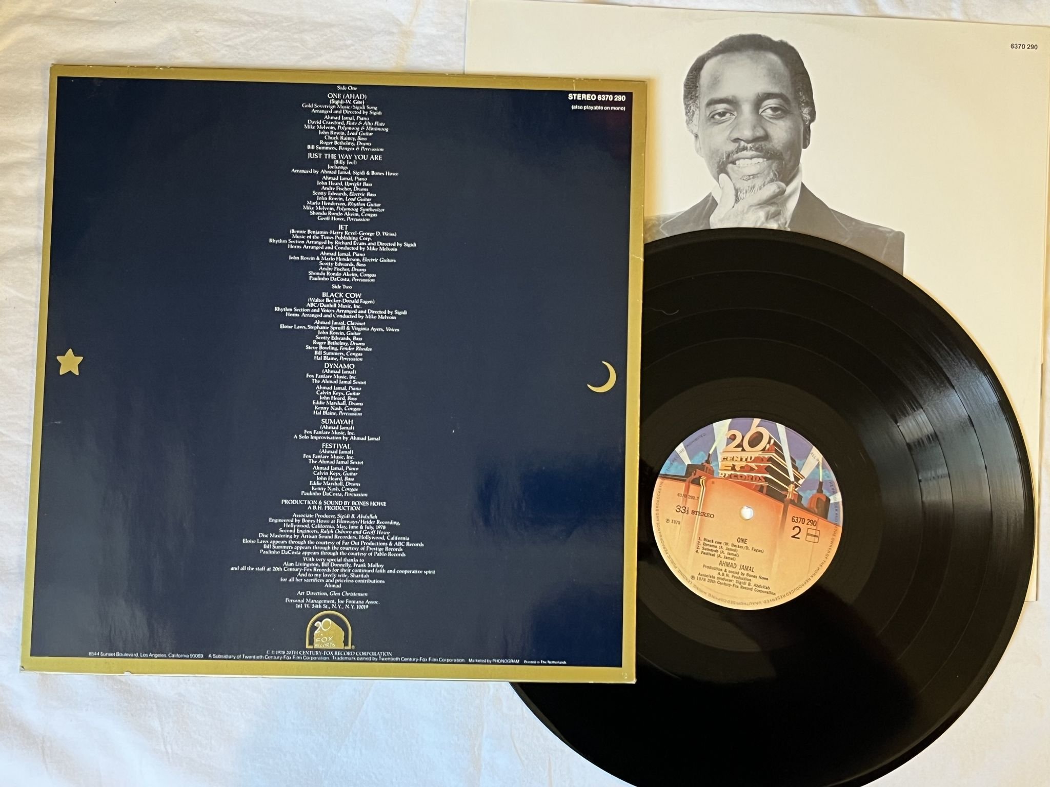 Omslagsbild för skivan AHMAD JAMAL one LP -78 Hol 20TH CENTURY 6370290