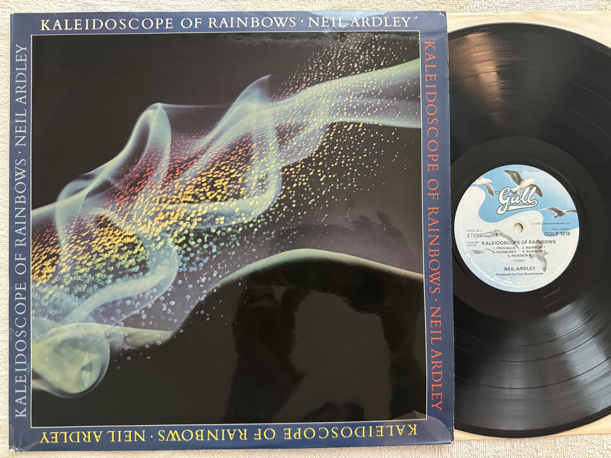 Omslagsbild för skivan NEIL ARDLEY Kaleidoscope Of Rainbows LP -76 UK GULL GULP 1018