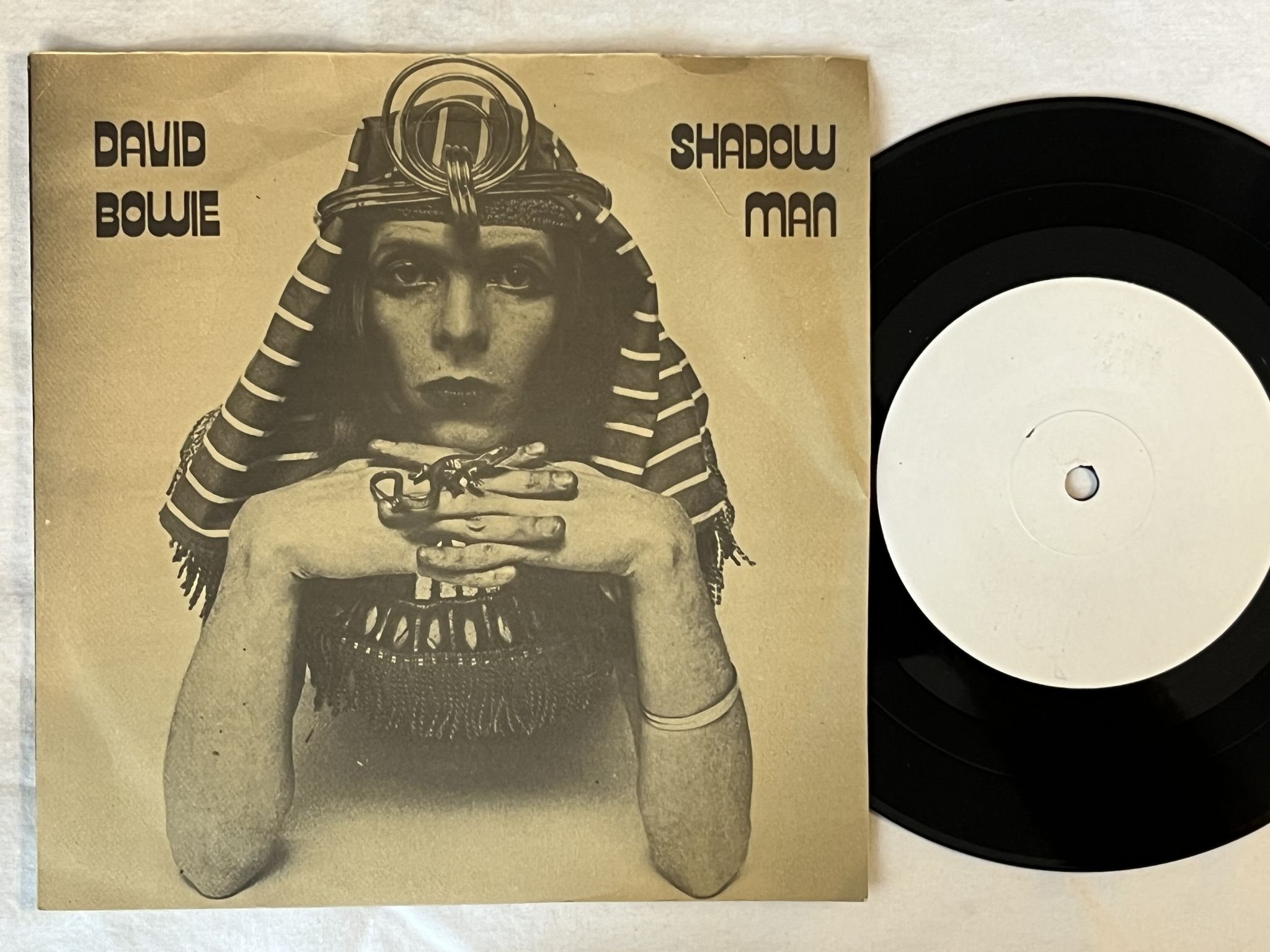 Omslagsbild för skivan DAVID BOWIE shadow man "7"Single- 71 UK 317 VEVEY RECORDS