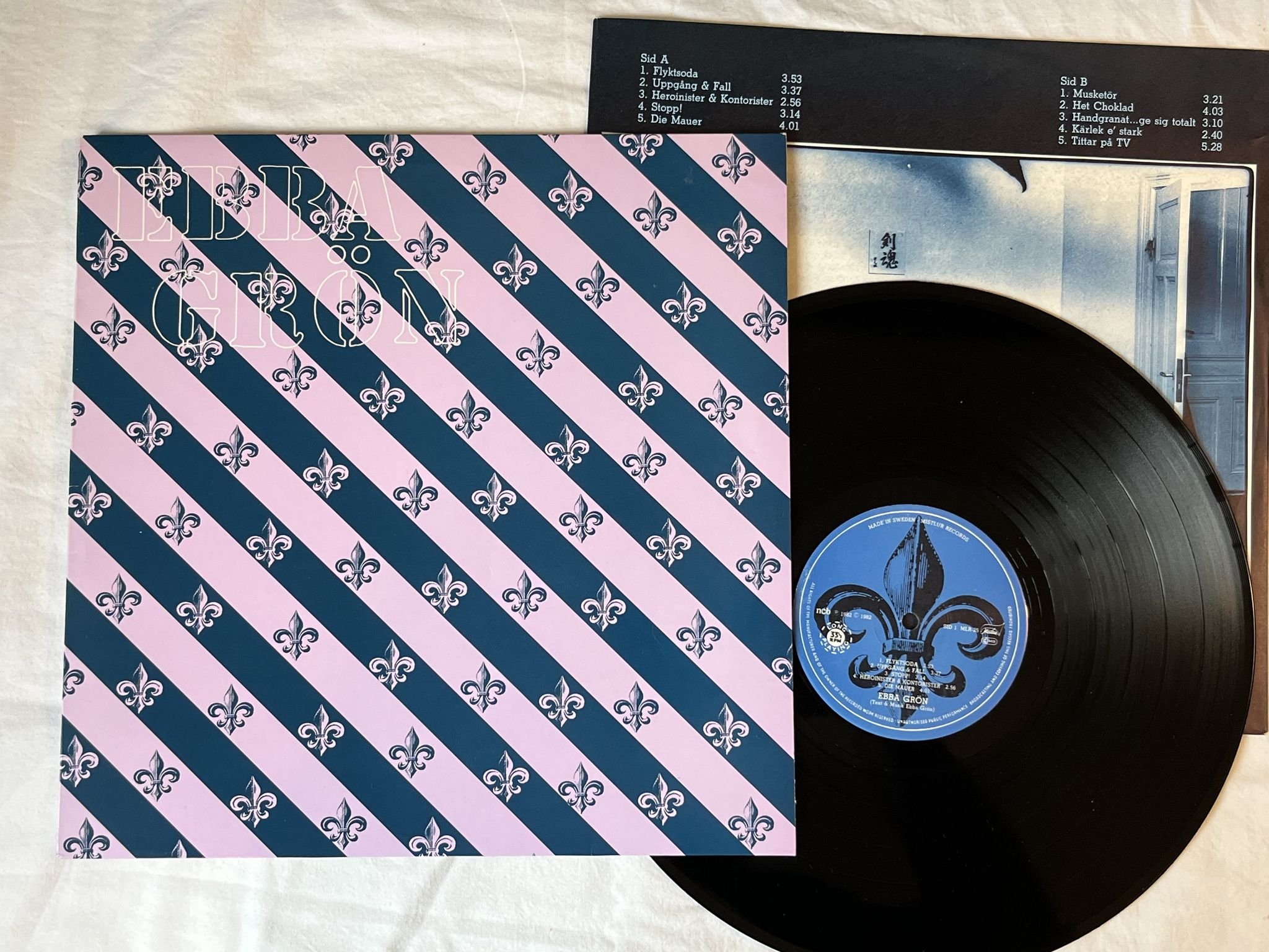 Omslagsbild för skivan EBBA GRÖN LP-82 SWE MLR-25 MISTLUR