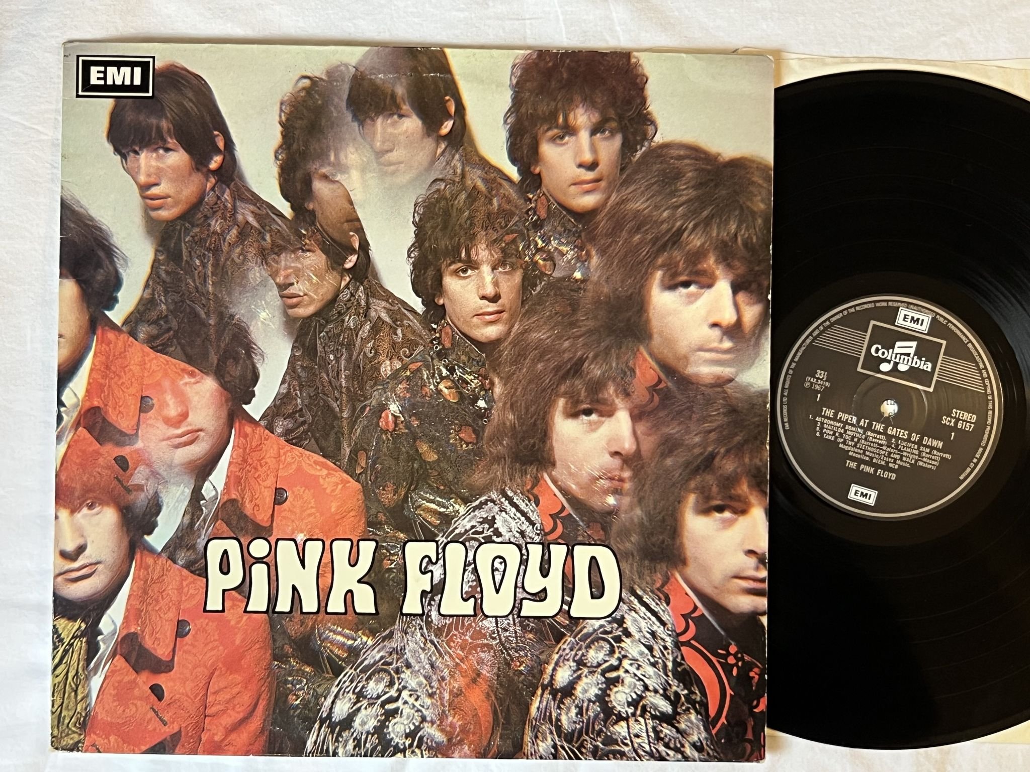 Omslagsbild för skivan THE PINK FLOYD the piper at the gates of dawn LP-67 SCX 6157 COLUMBIA