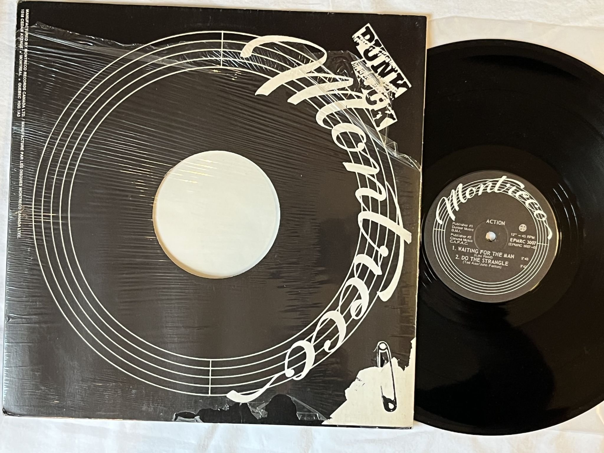 Omslagsbild för skivan THE ACTION T.V.'S on the blink "12"EP-78 EPMRC 3007 ** Rare **