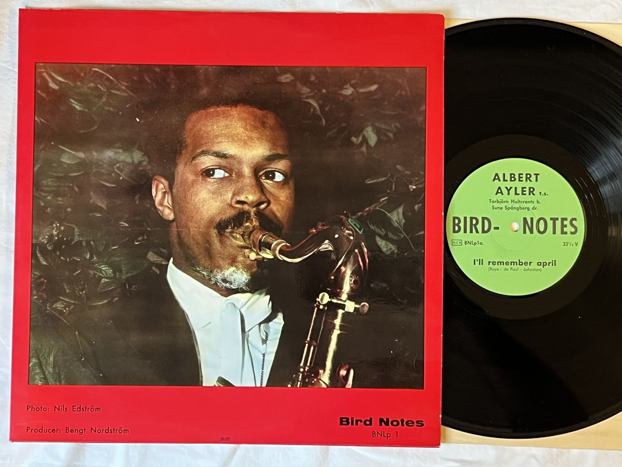 Omslagsbild för skivan ALBERT AYLER something different LP -63 BNLP 1 BIRD NOTES *** ultra rare ***