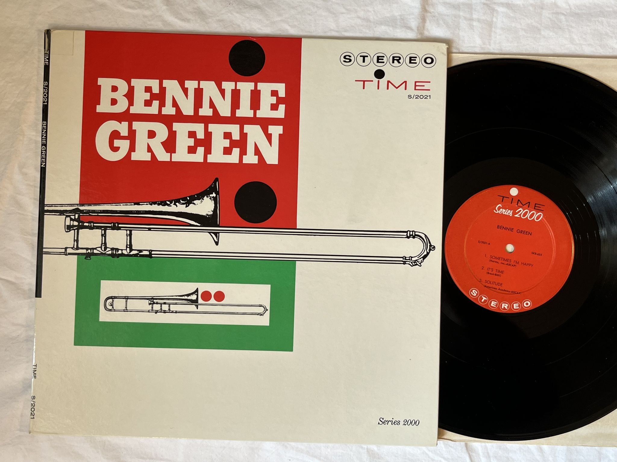 Omslagsbild för skivan BENNIE GREEN beenie green LP-60 US S/2021 TIME RECORDS