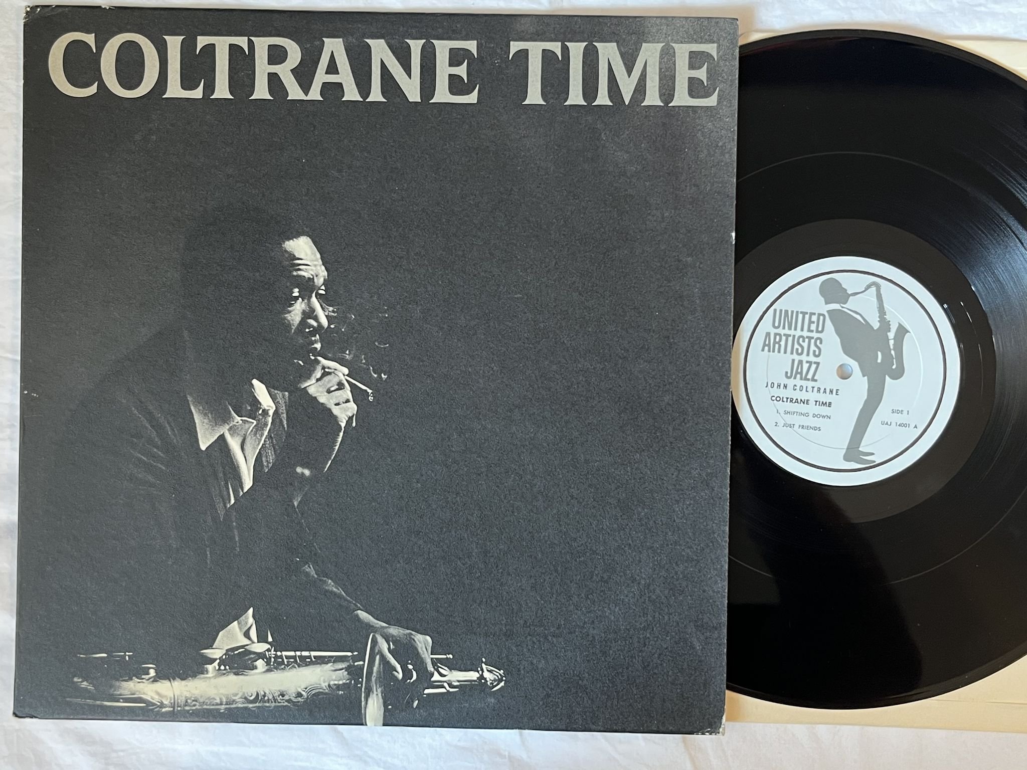 Omslagsbild för skivan JOHN COLTRANE coltrane time LP-63 US UAJ 14001 United Artists Jazz