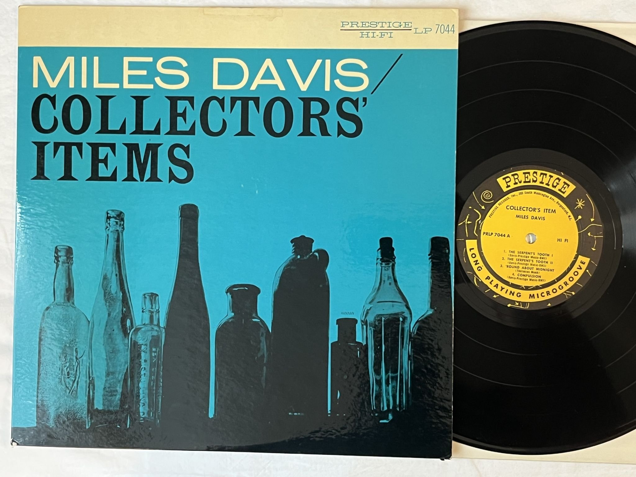 Omslagsbild för skivan MILES DAVIS collector's Items LP PRLP 7044 Prestige