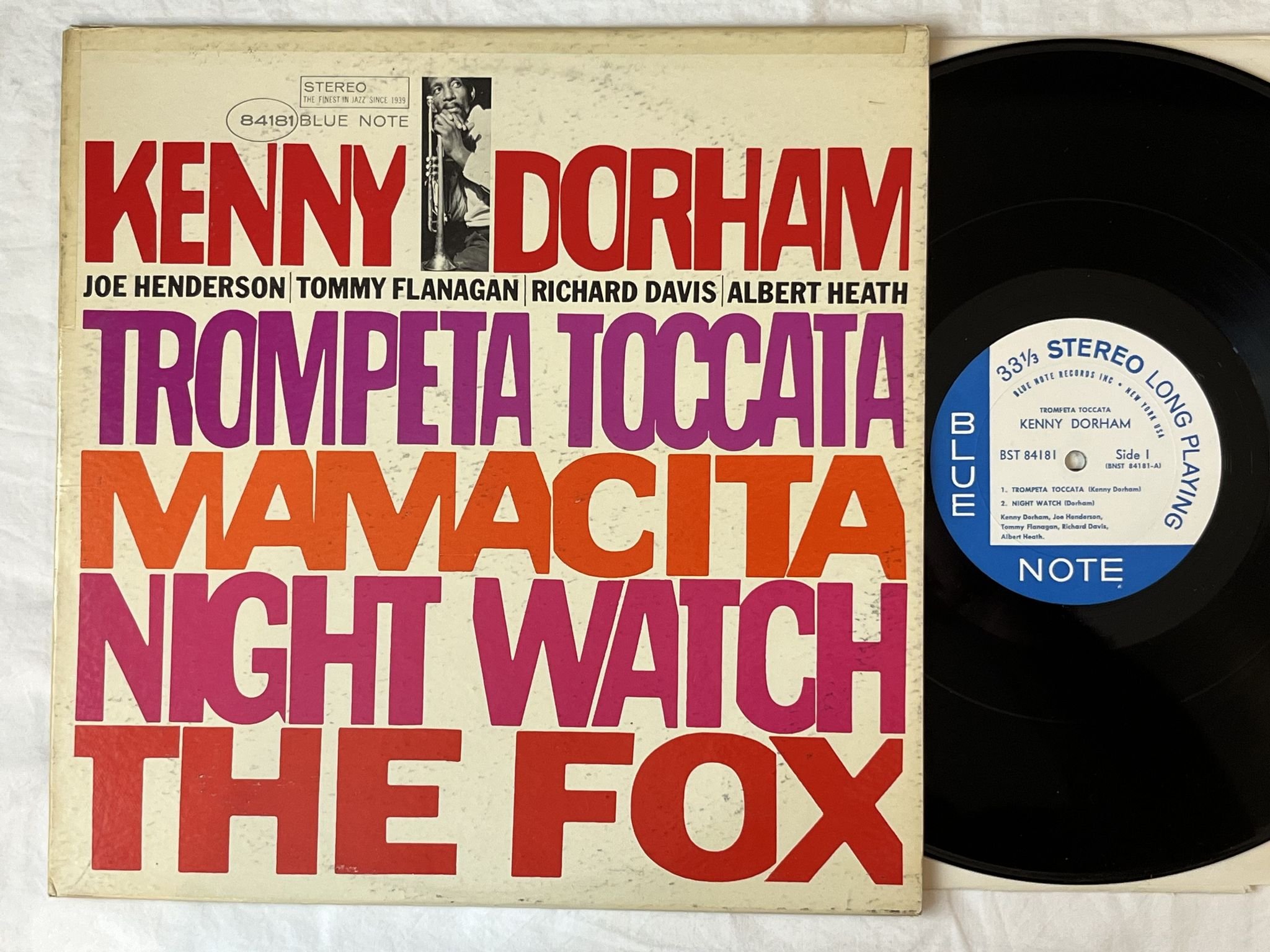 Omslagsbild för skivan KENNY DORHAM trompeta toccata LP -65 US BST 84181 Blue Note
