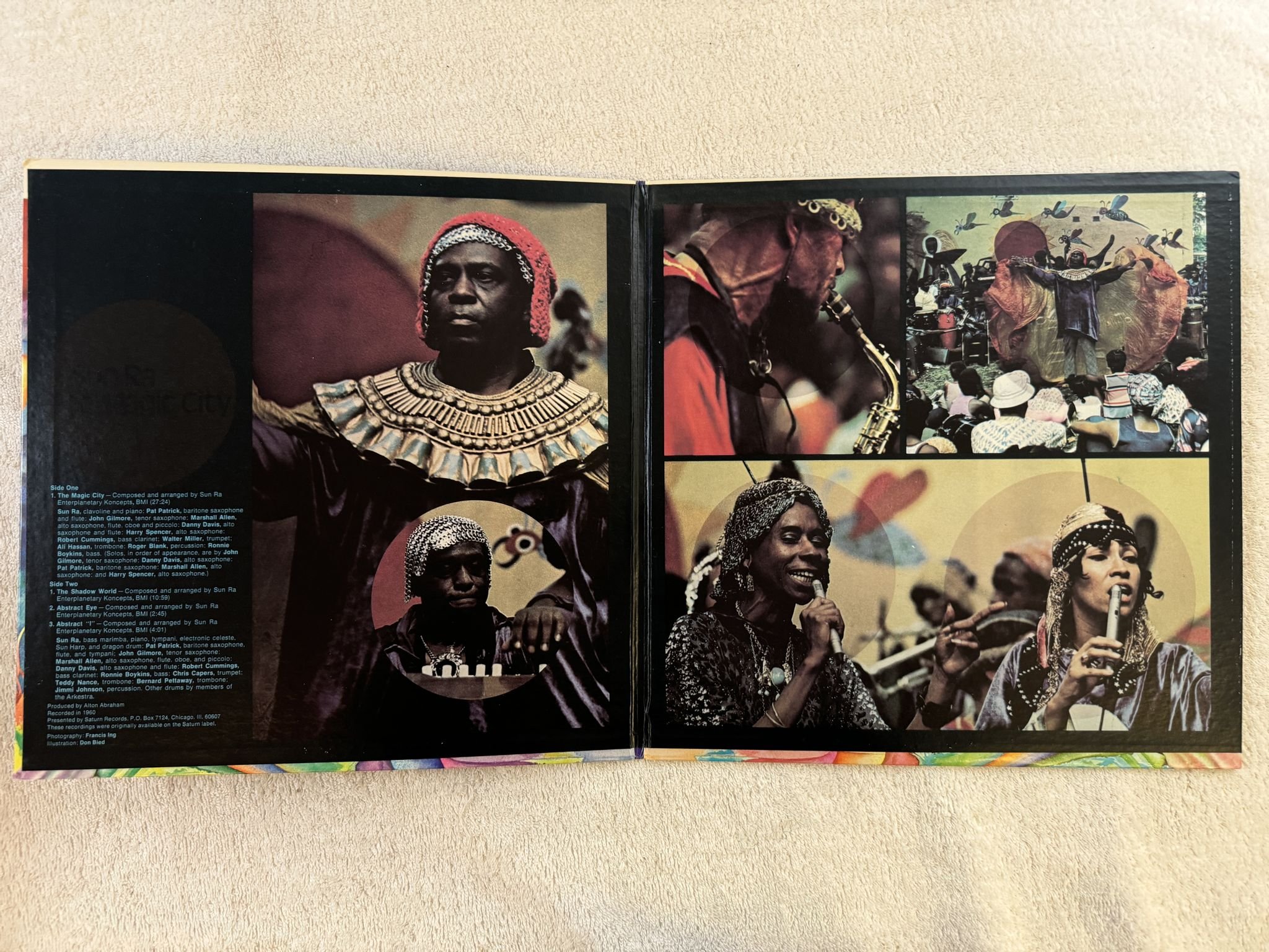 Omslagsbild för skivan SUN RA the magic city LP -73 AS-9243 Impulse!