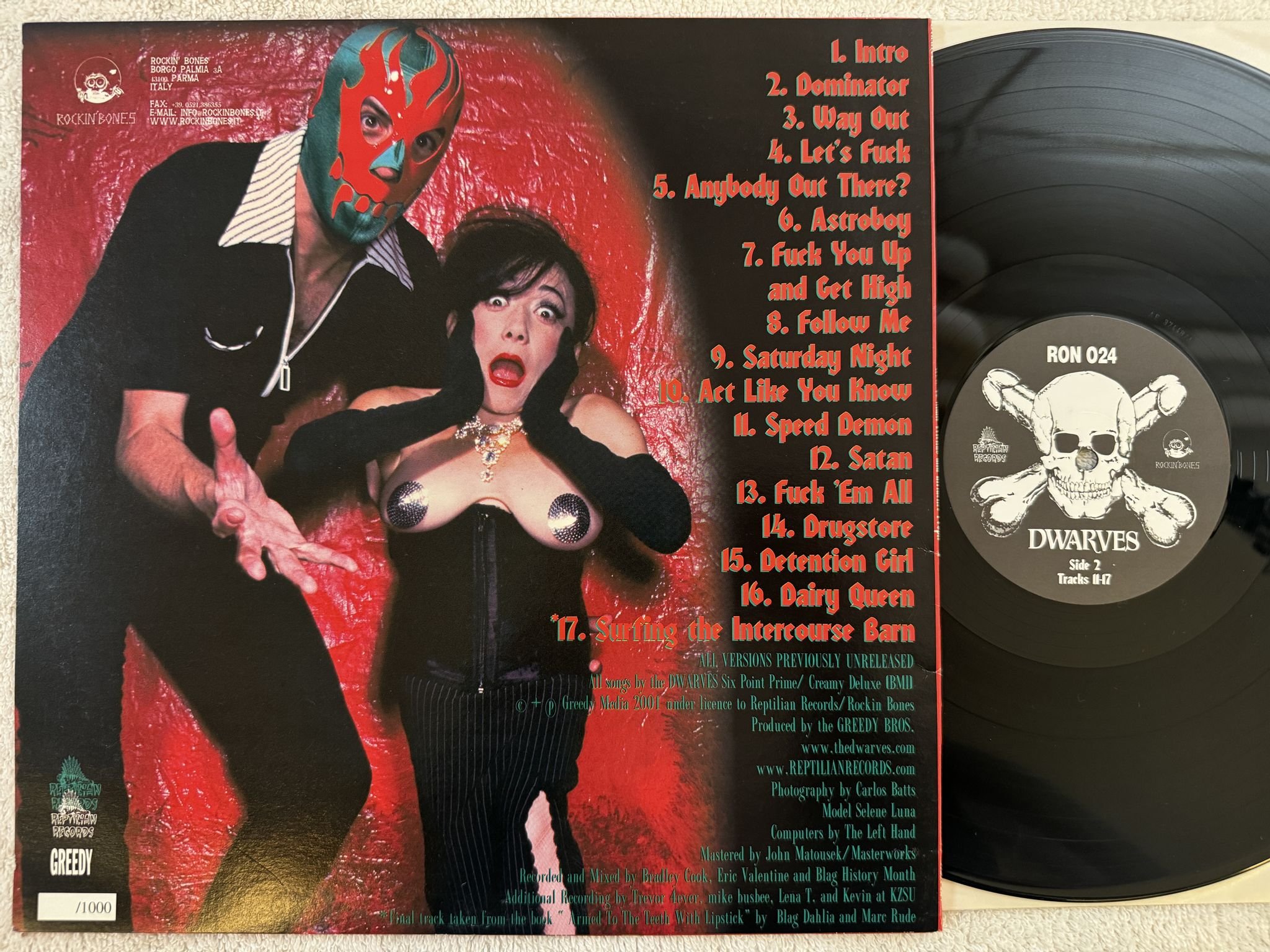 Omslagsbild för skivan DWARVES how to win friends and influence people LP -2002 ROCKIN´BONES