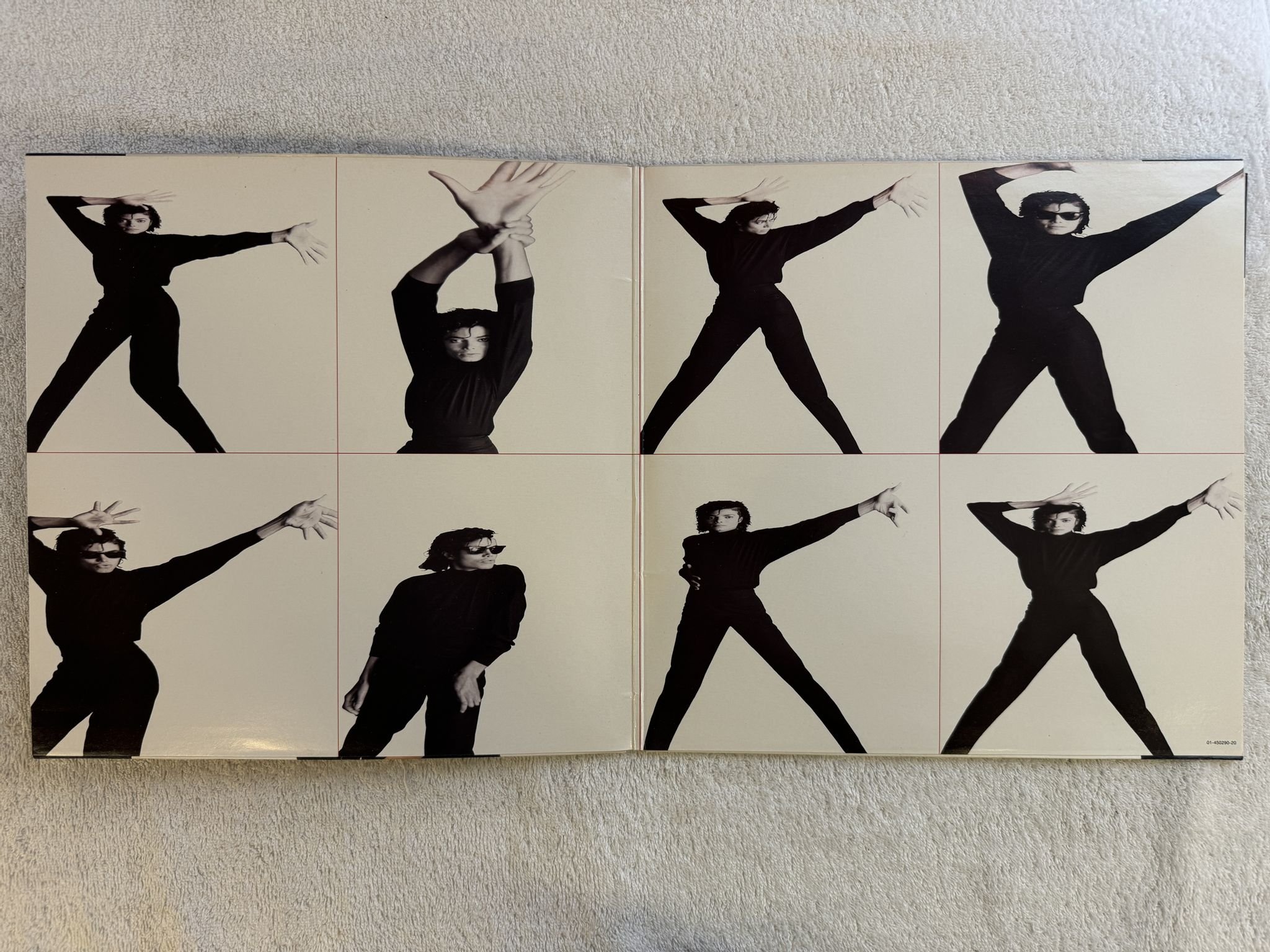 Omslagsbild för skivan MICHAEL JACKSON bad LP -87 EPC 450290 1 EPIC