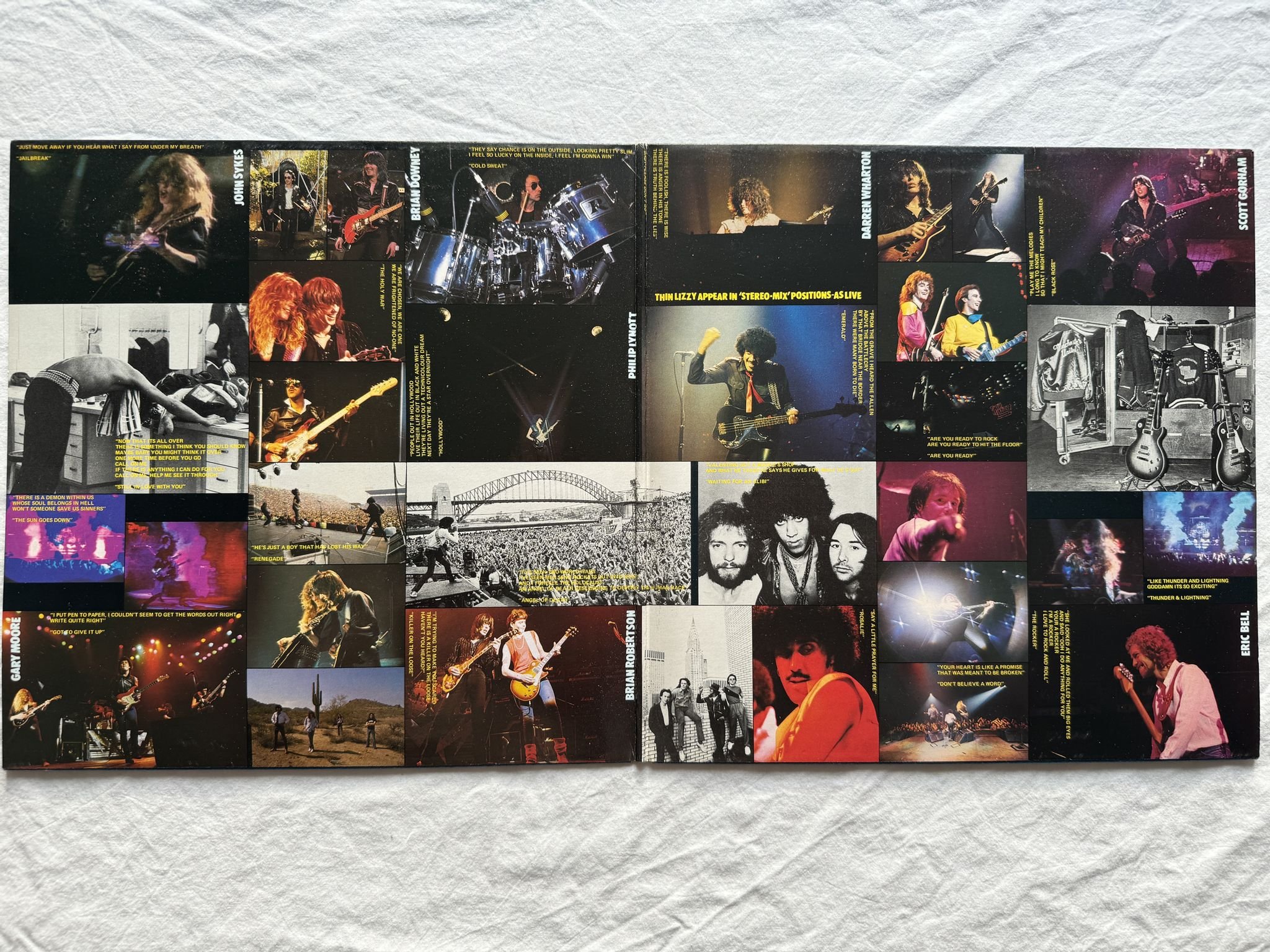 Omslagsbild för skivan THIN LIZZY life live 2X LP -83 812 882-1 Vertigo