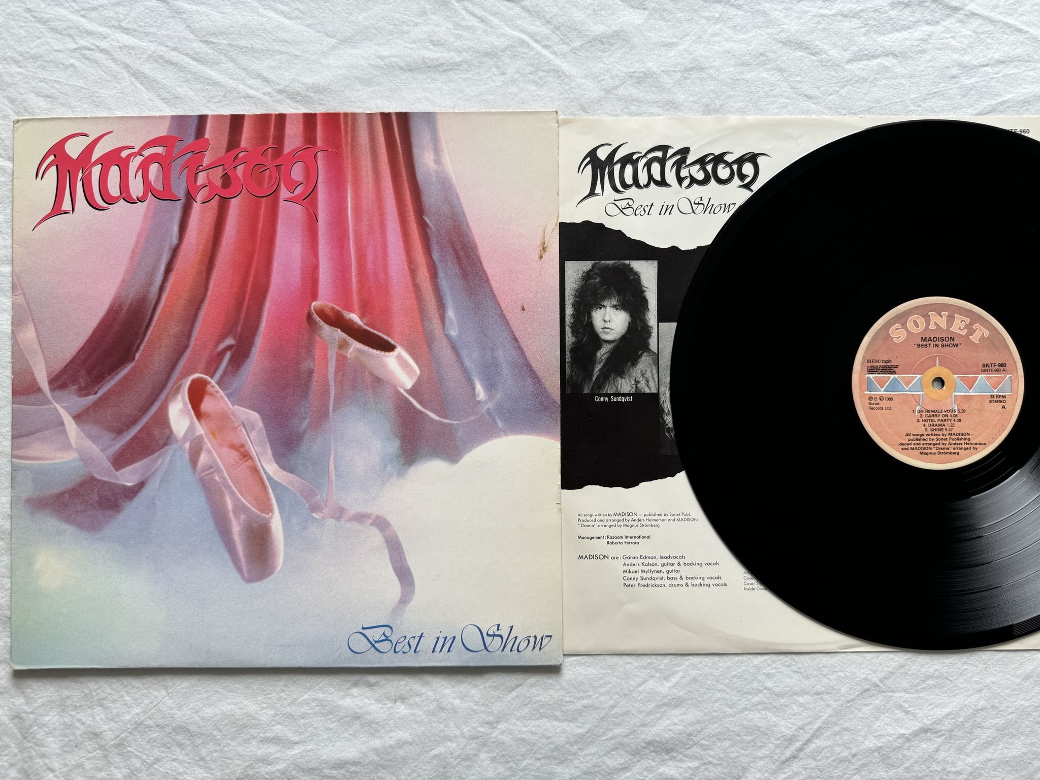 Omslagsbild för skivan MADISON best in show LP -86 SNTF-960 Sonet