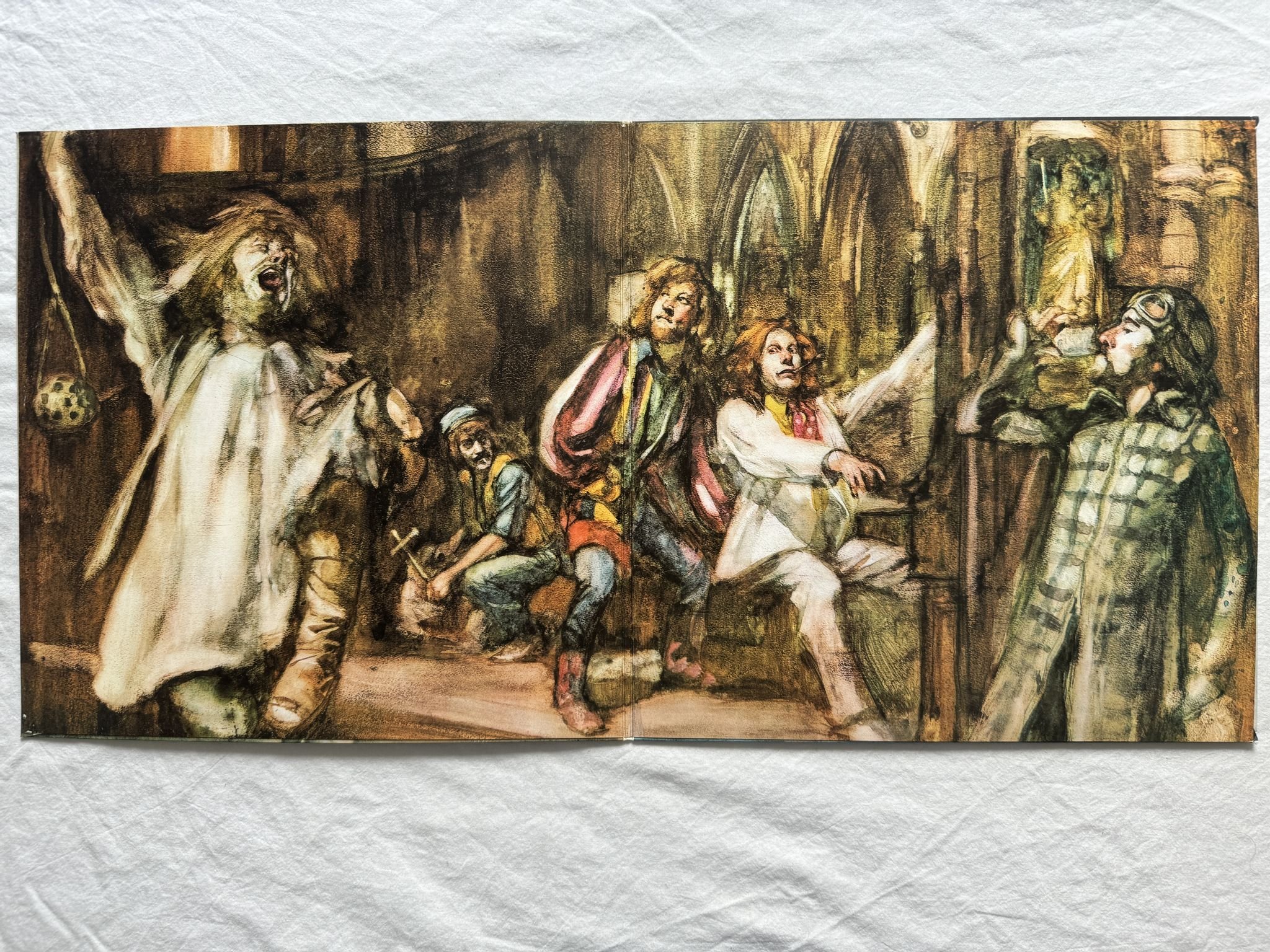 Omslagsbild för skivan JETHRO TULL aqualung LP -71 SLP-3007 Sonet