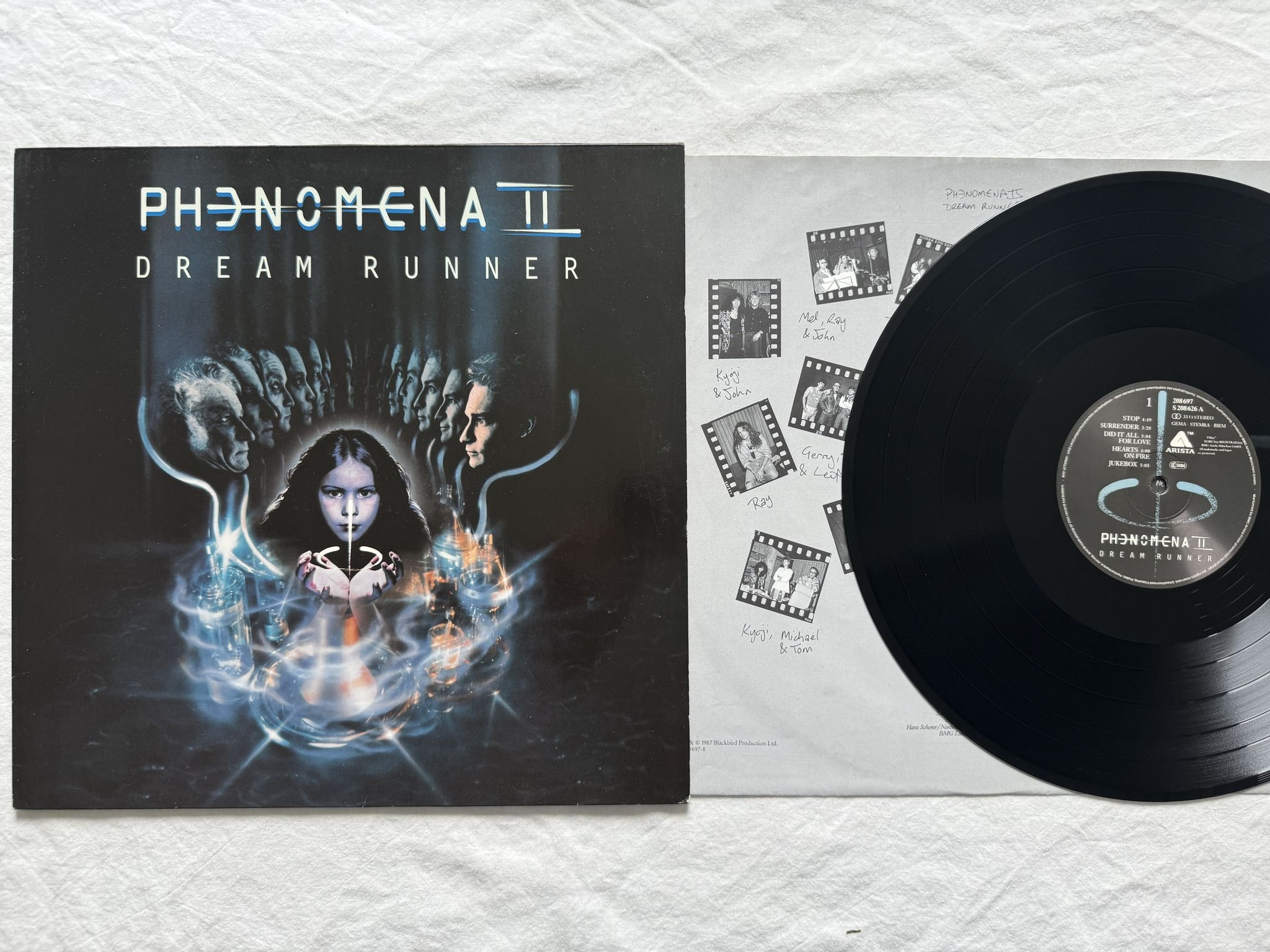 Omslagsbild för skivan PHENOMENA II dream runner LP -87 208 697 Arista