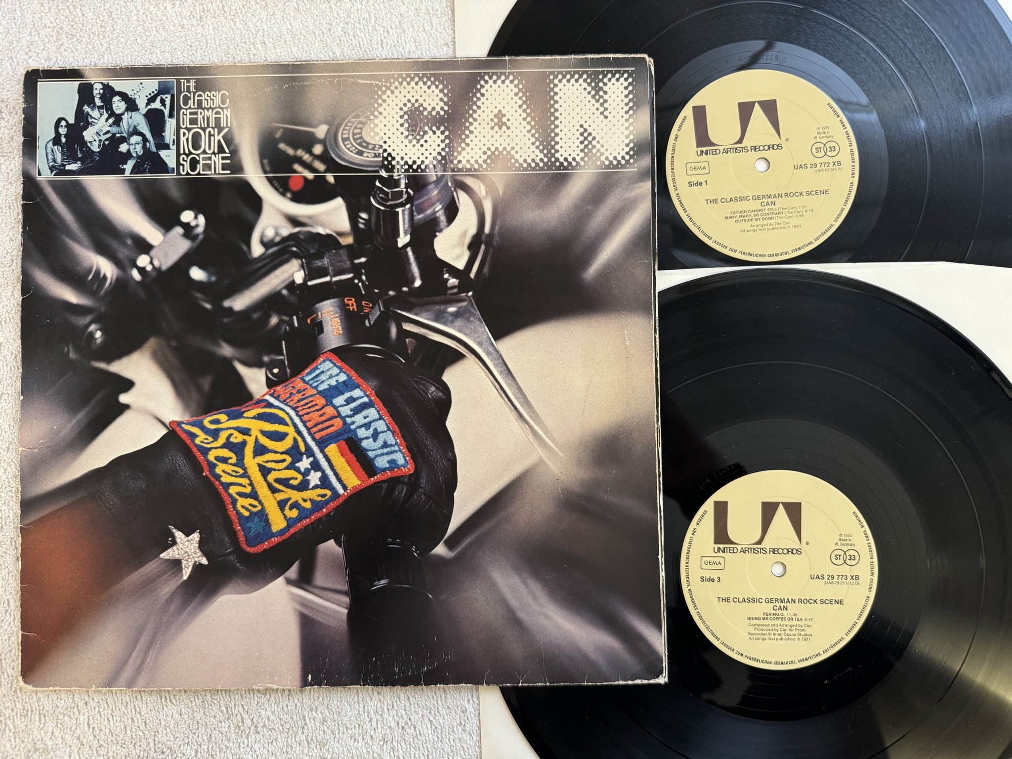 Omslagsbild för skivan CAN the classic german rock scene LP -76 UAS 29 772/73 United Artists Records