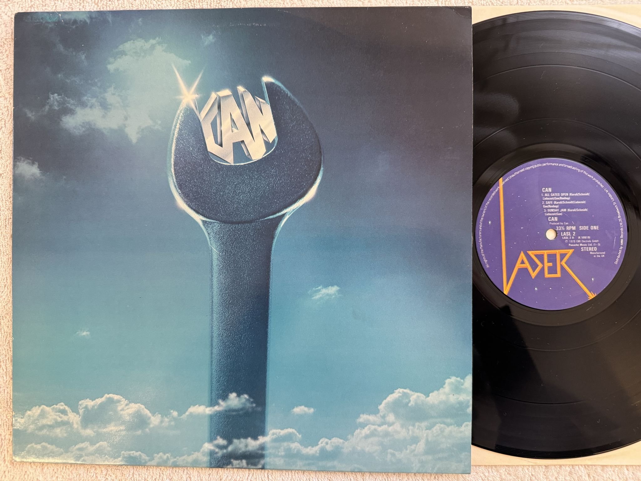 Omslagsbild för skivan CAN can LP -78 UK LASL 2 Laser