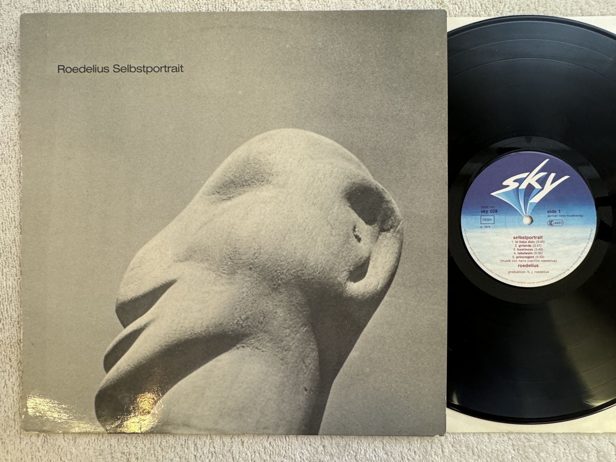 Omslagsbild för skivan ROEDELIUS Selbstportrait (Teil 1 Sanfte Musik) LP -79 Sky 028 Sky Records