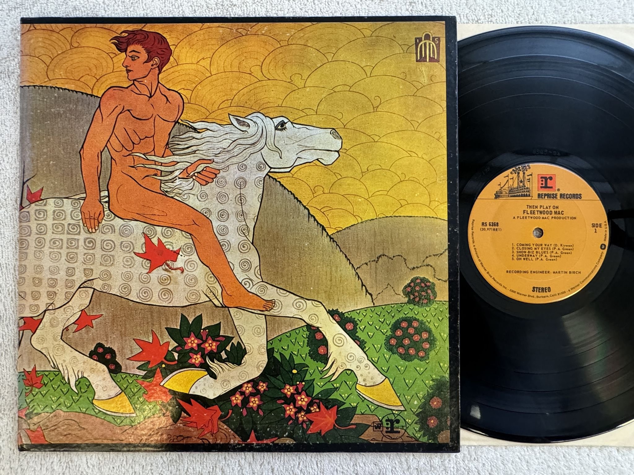 Omslagsbild för skivan FLEETWOOD MAC then play on LP -69 RS 6368 Reprise Records