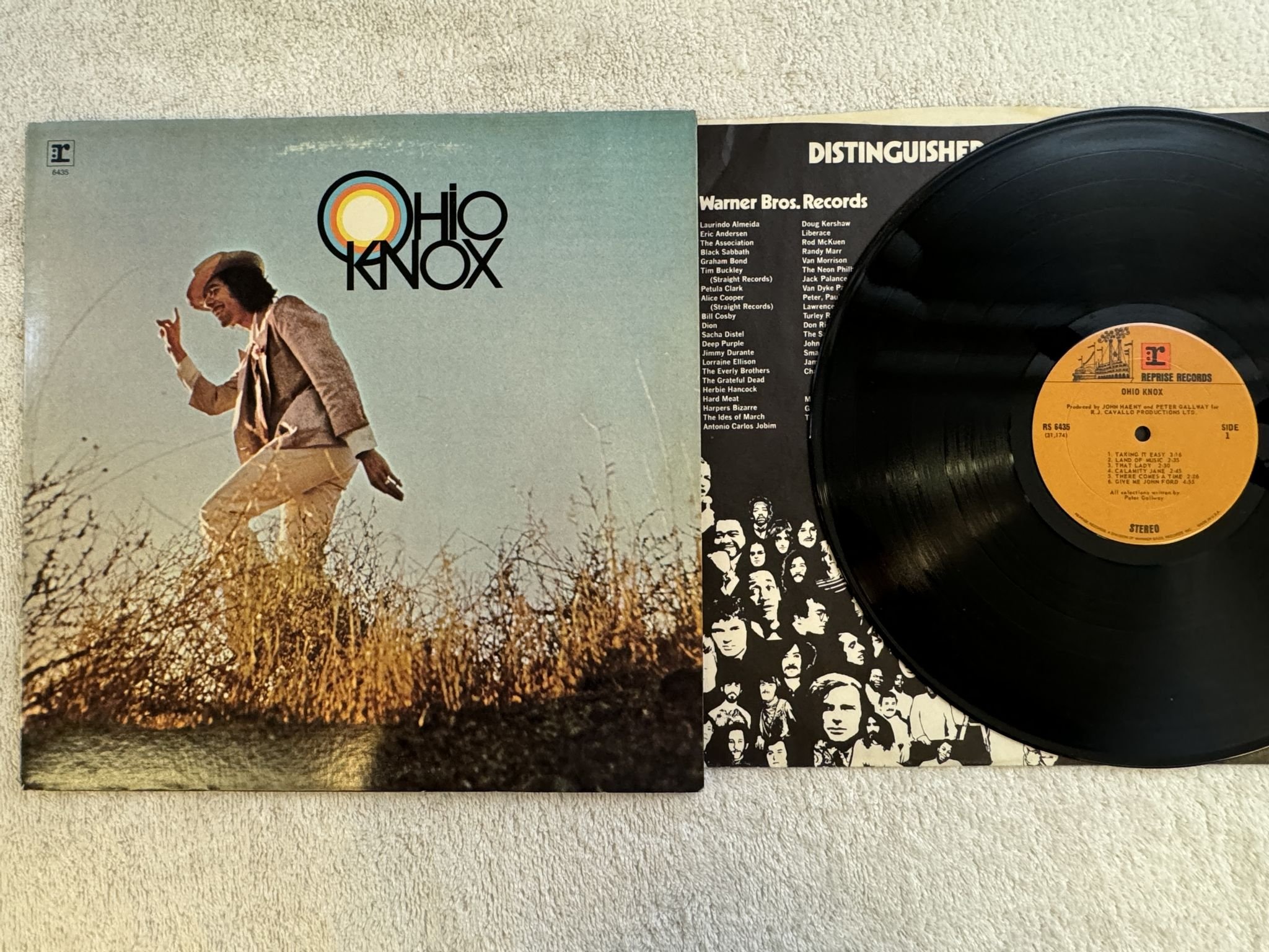 Omslagsbild för skivan OHIO KNOX ohio knox LP -71 RS 6435 Reprise Records
