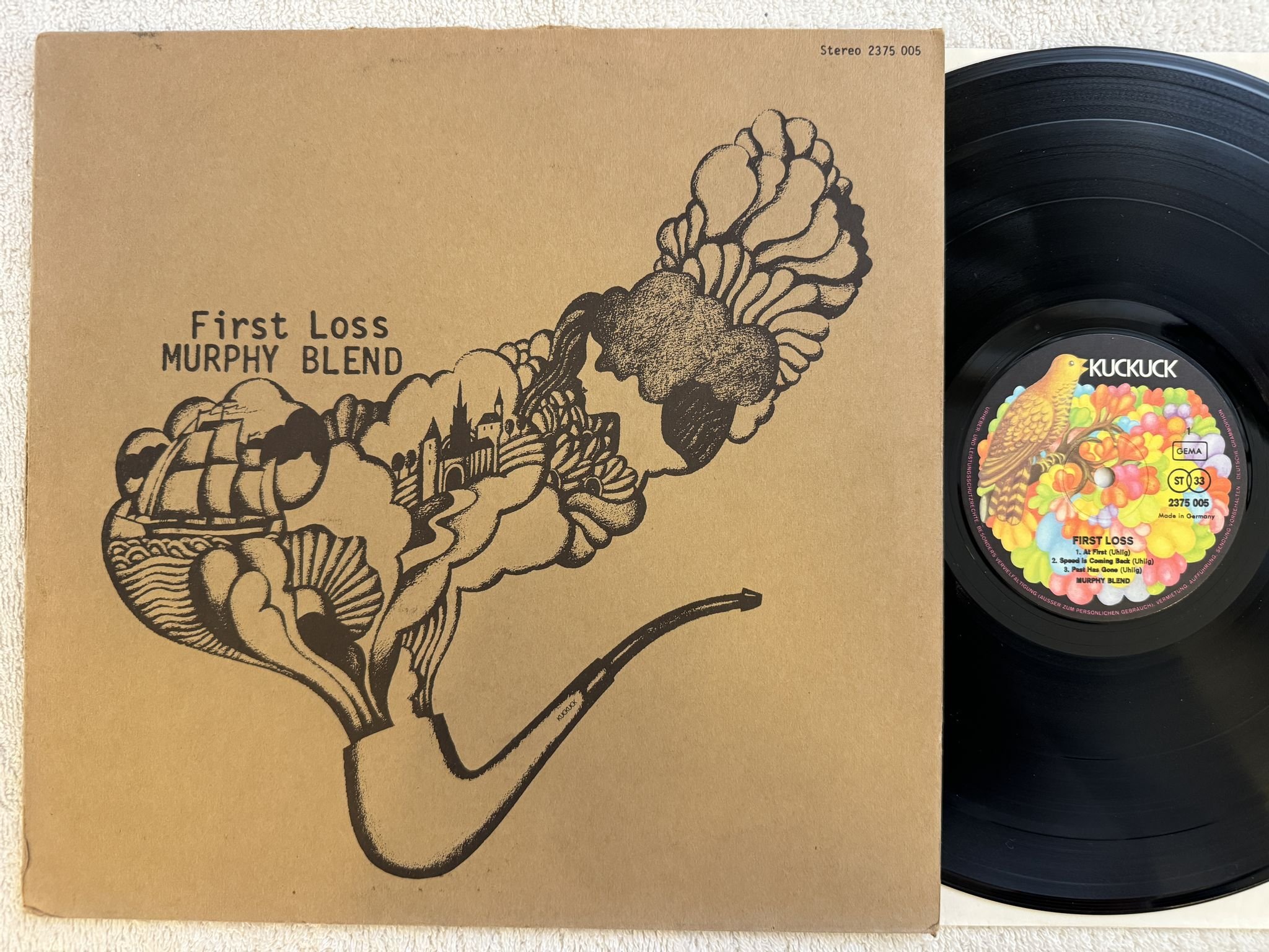 Omslagsbild för skivan MURPHY BLEND first loss LP -70 GER 2375 005 Kuckuck